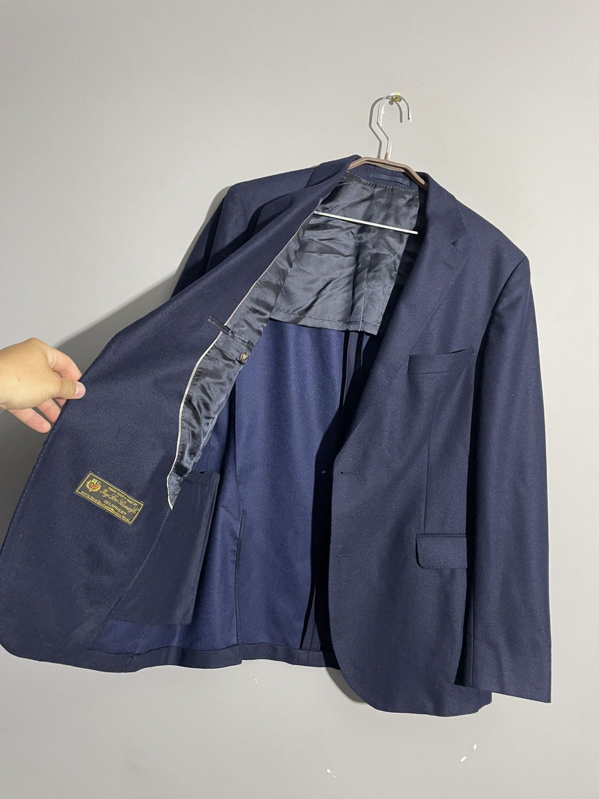 Other Eduard Dressler Loro Piana ING New Zeland Wool blazer Size 52R - 6 Thumbnail