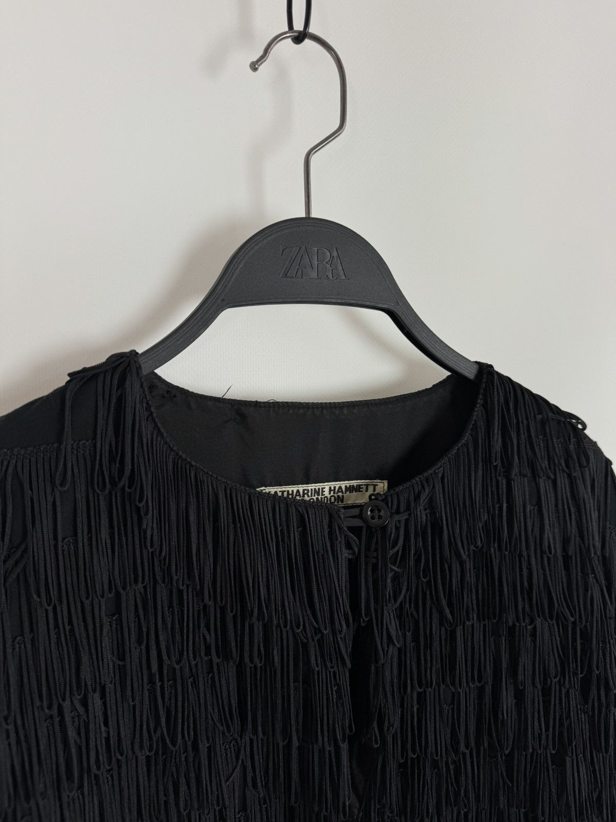 Katharine Hamnett London Vintage Katharine Hamnett London Loop Fringe Women’s Jacket Size M / US 6-8 / IT 42-44 - 6 Thumbnail