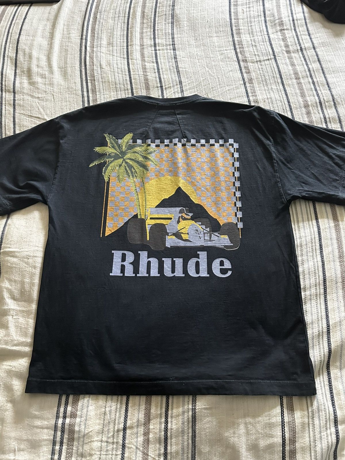 Rhude RHUDE MOONLIGHT SHORT SLEEVE TEE Size US S / EU 44-46 / 1 - 4 Thumbnail