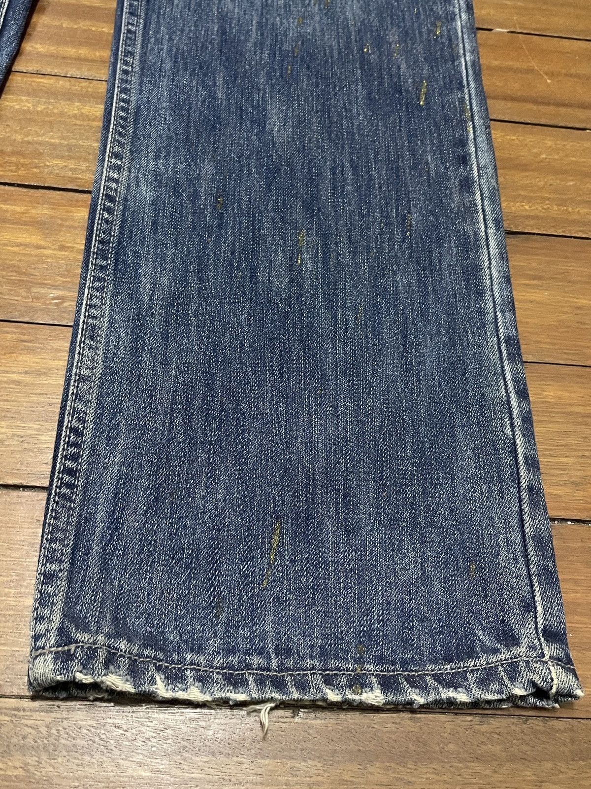 Japanese Brand × Le Grande Bleu (L.G.B.) × Vintage Rare Design Vintage Japanese Brand Pelvis Jeans 1990s Size US 31 - 6 Thumbnail