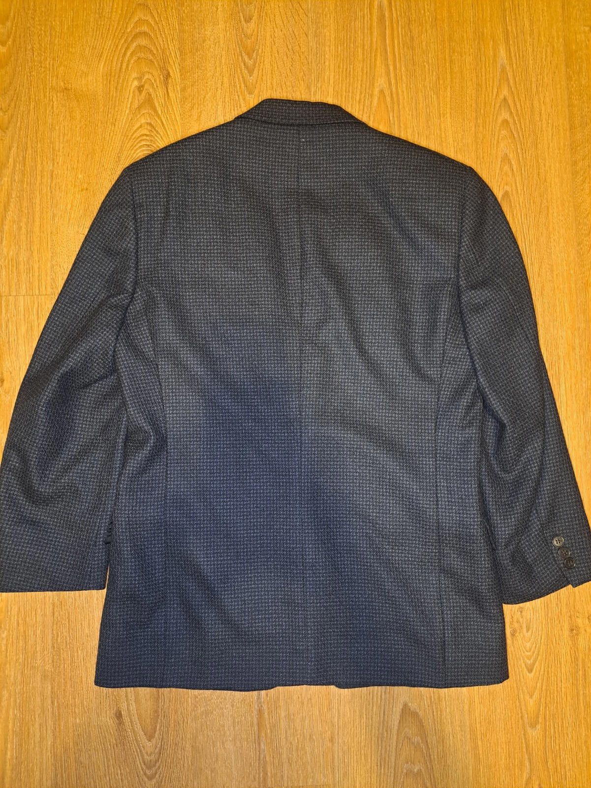 Hart Schaffner Marx VINTAGE Hart Schaffner Marx Sport Coat 40L Black Houndstooth Size 40L - 8 Thumbnail