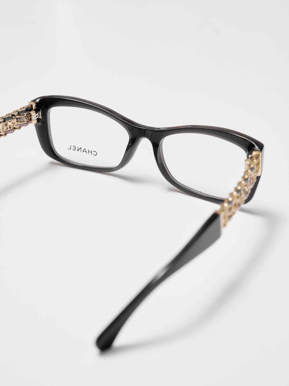 Chanel CHANEL 0CH3484Q 1716 Sunglasses BLACK/GOLD Size ONE SIZE - 6 Thumbnail