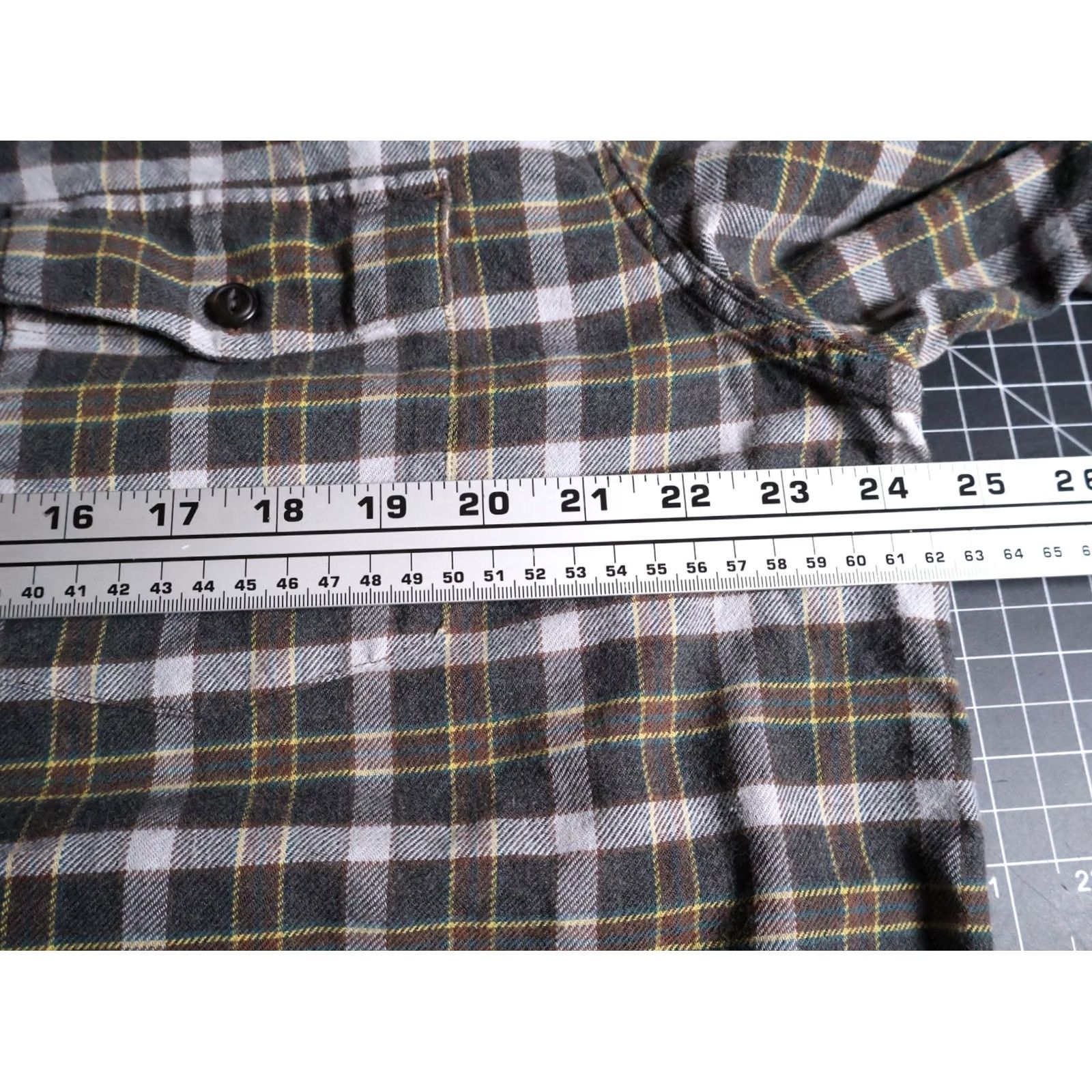 Patagonia Patagonia Shirt XL Men Brown Gray Plaid Organic Cotton Fjord Flannel Button-Up Long Sleeve Collared Trail Workwear Vintage No Size US XL / EU 56 / 4 - 5 Thumbnail