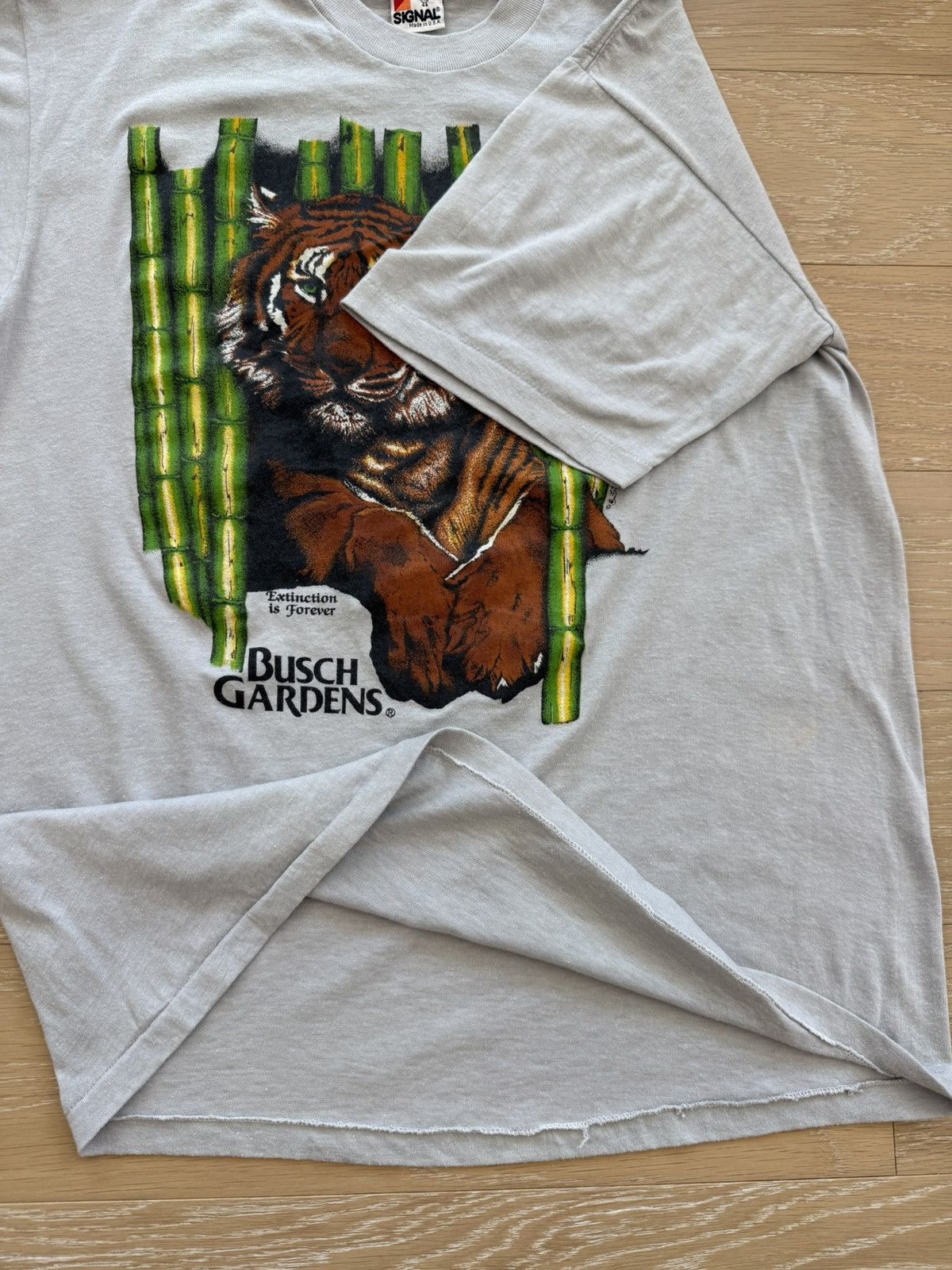 Other Vintage Busch Gardens Tiger Shirt Size US XL / EU 56 / 4 - 6 Thumbnail