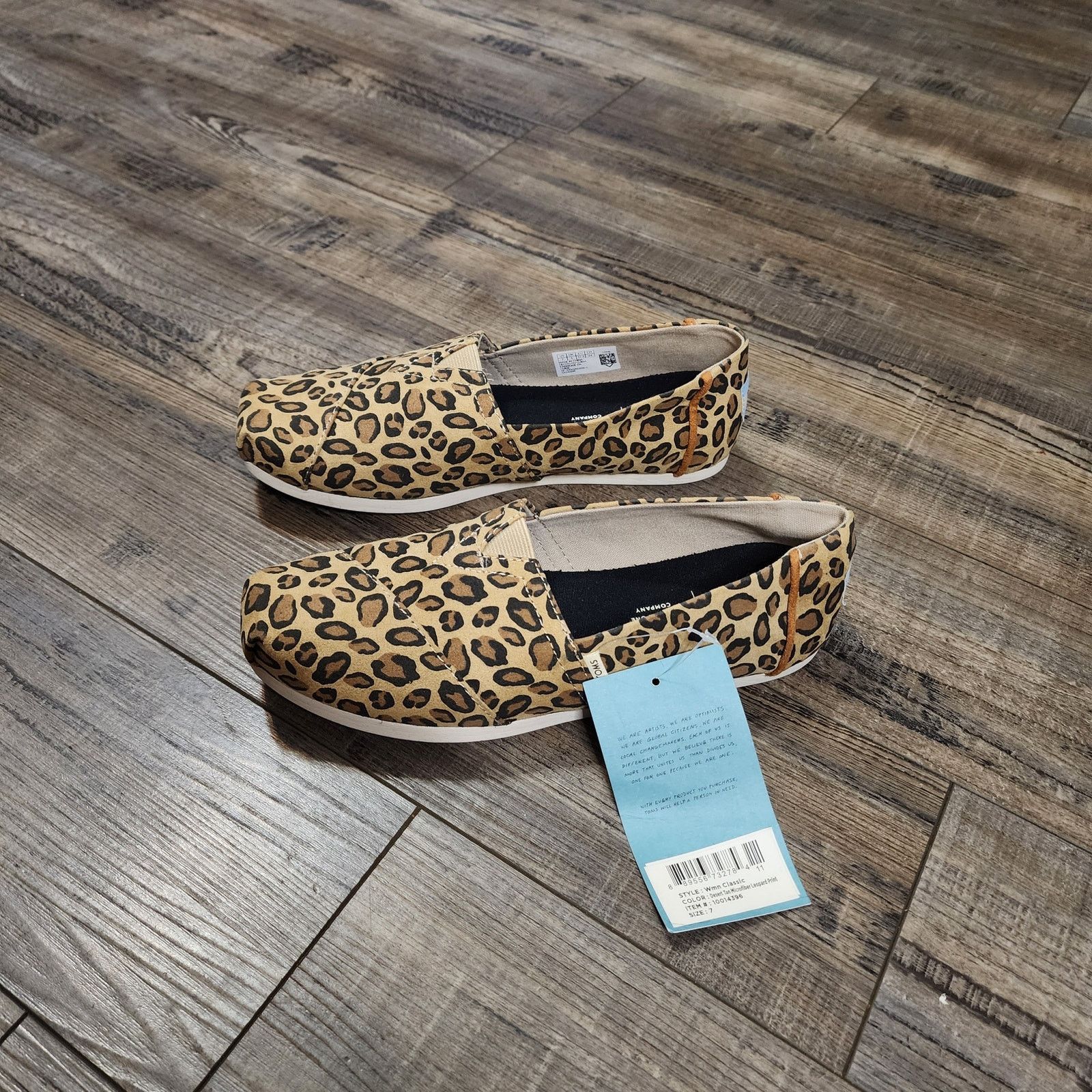 Toms New Toms Desert Tan Microfiber Leopard Print SZ 7NIB Shf Size US 7 / IT 37 - 6 Thumbnail
