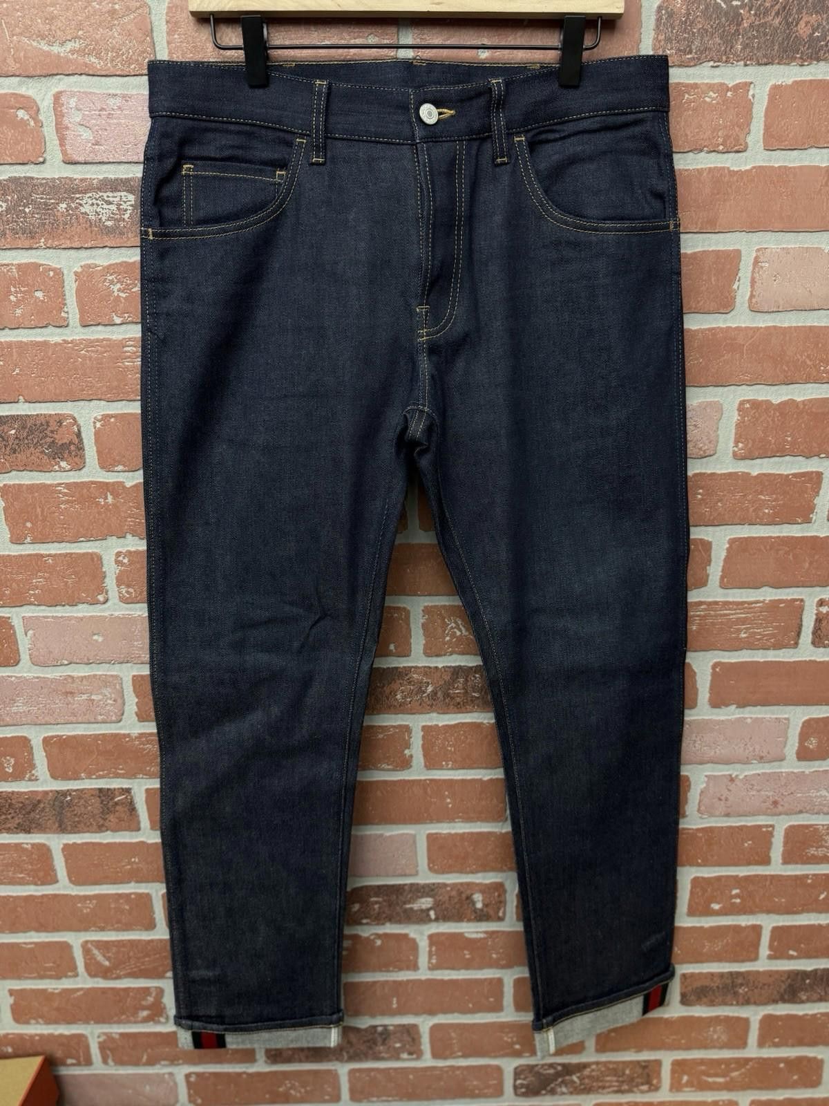 Gucci Gucci Blue Denim Jeans Lot 53 Size (34)$1500 Retail Cost Size US 34 / EU 50 - 1 Thumbnail