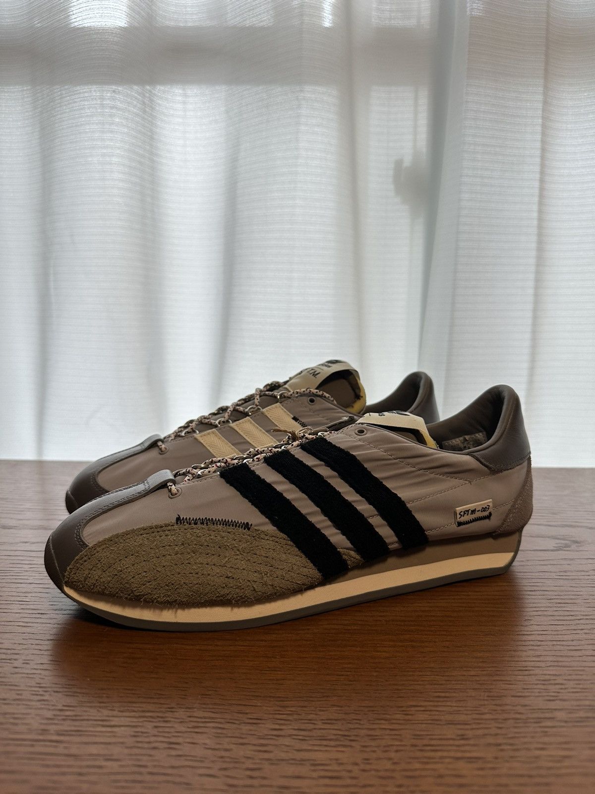 image of Adidas x Song For The Mute Country Oh Sftm Grey Shoes in Black, Men's (Size 10)