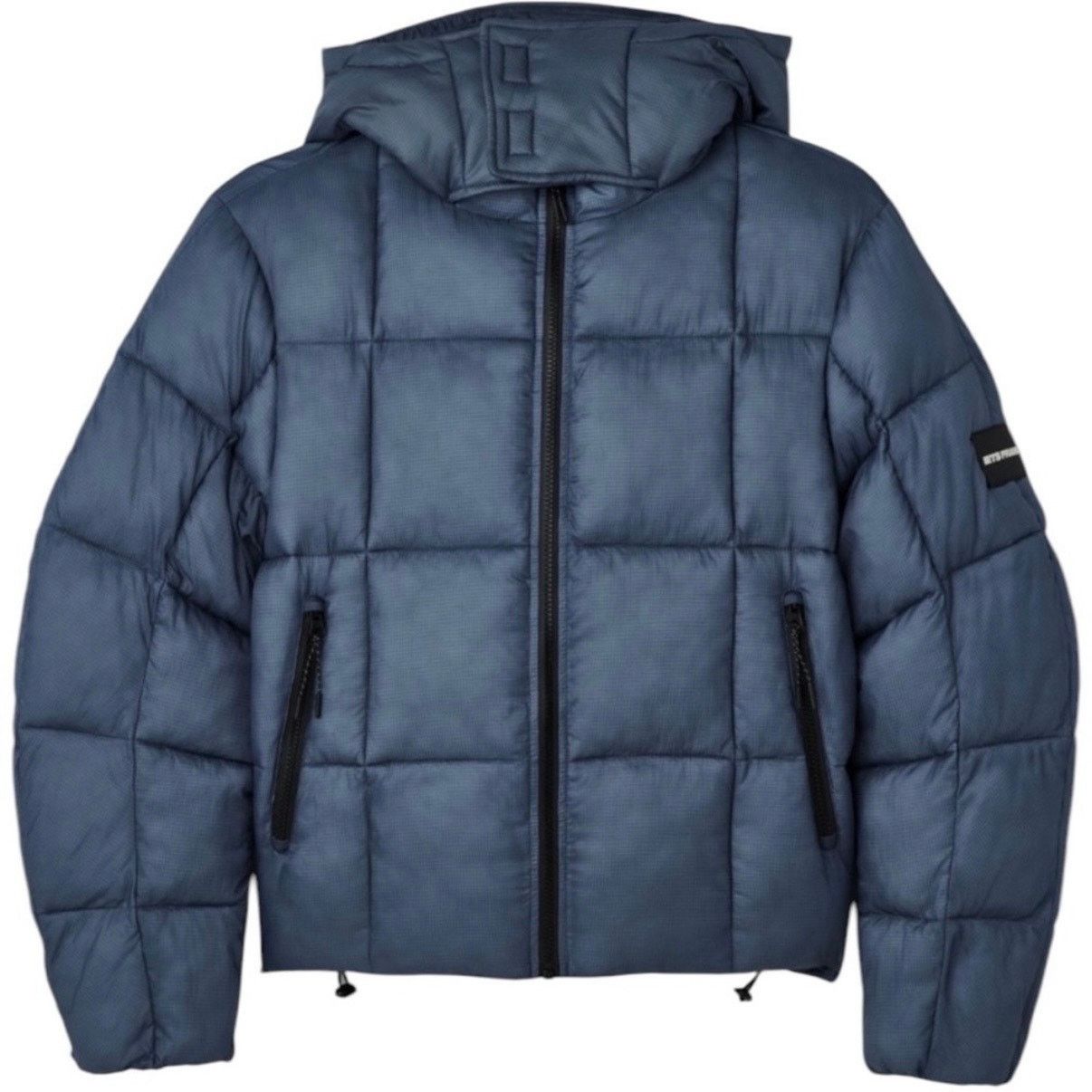 Urban Outfitters Urban Outfitters Iets Frans Unisex Blue Puffer Jacket Size US M / EU 48-50 / 2 - 1 Thumbnail