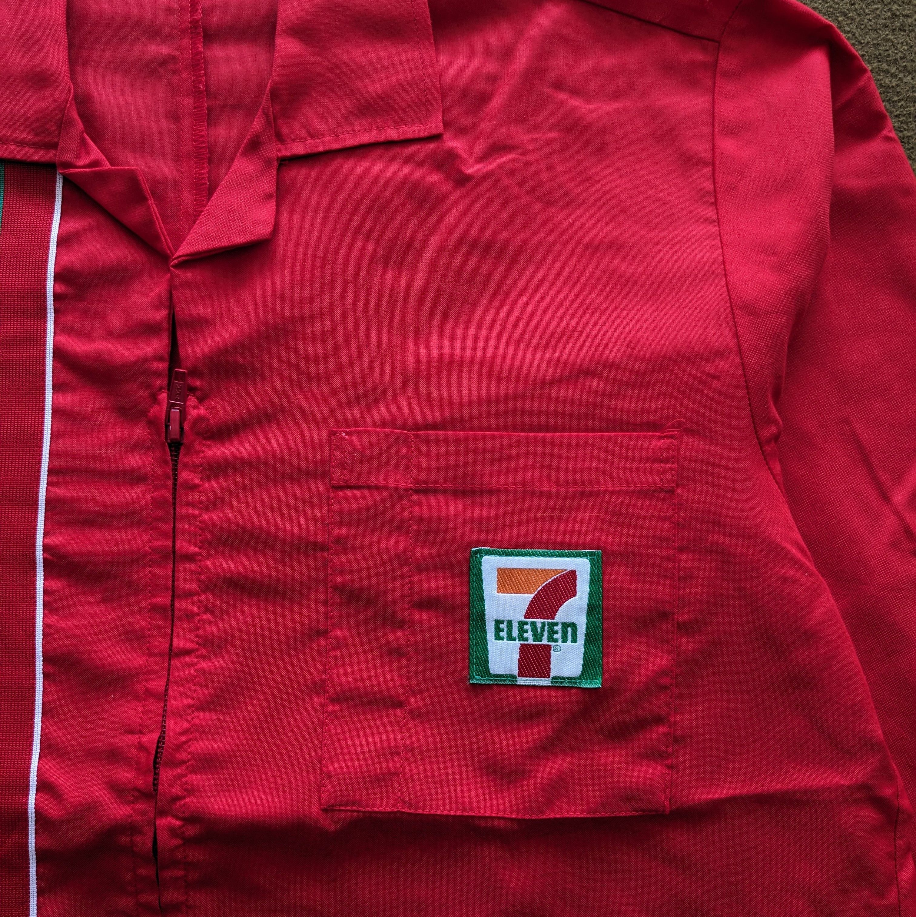 Vintage Vintage 7 ELEVEN Uniform Workers Jacket Size US L / EU 52-54 / 3 - 3 Thumbnail