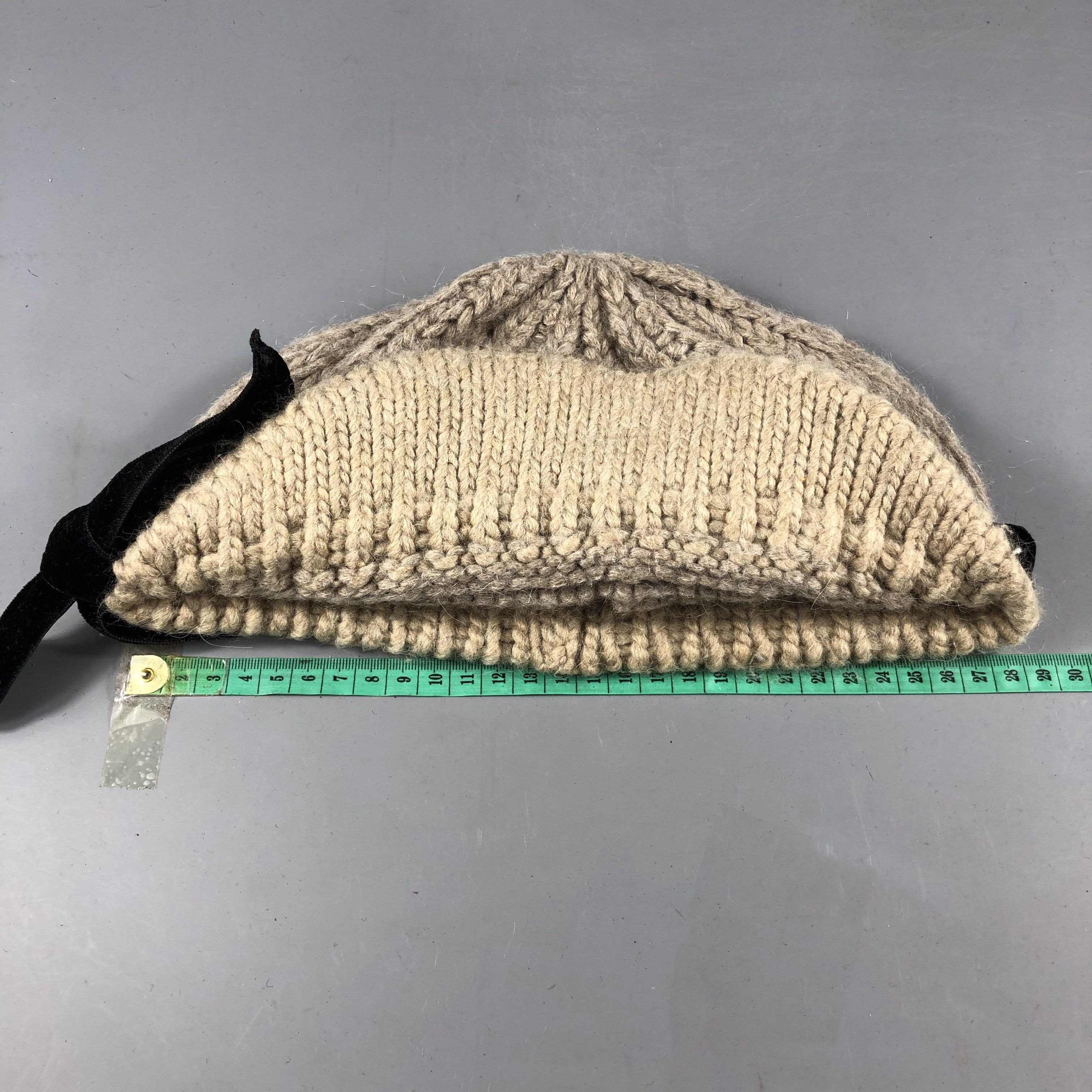 CA4LA CA4LA Knit Mohair Visor Hat Beanie Snowcap Snow Hat B829 Size ONE SIZE - 4 Thumbnail