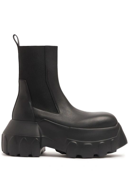 Rick Owens o1lsvrm0425 Beatle Mega Tractor Boots in Black Size US 10 / EU 43 - 1 Thumbnail