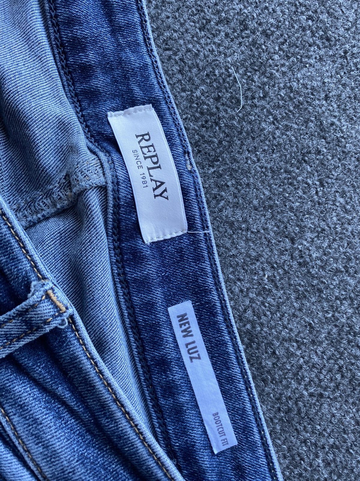 Replay 🔥Opium Punk Gothic Replay Bootcut new luz jeans 30 Size 30" / US 8 / IT 44 - 3 Thumbnail
