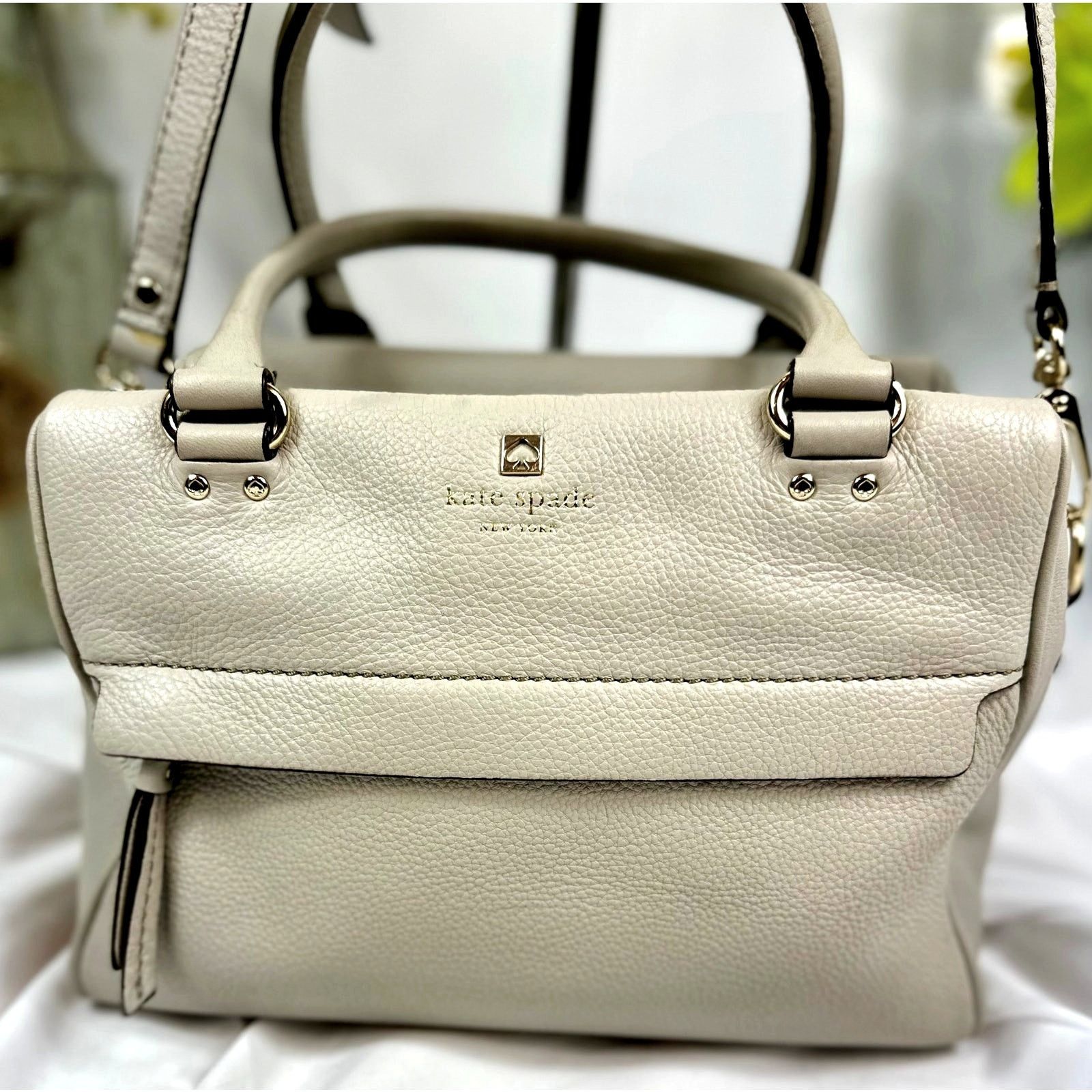 Kate Spade Kate Spade Grant Park Hadlen Crossbody Leather Moussfrost Size ONE SIZE - 3 Thumbnail