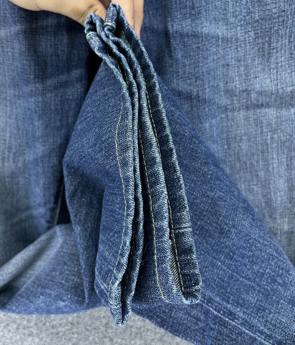 Japanese Brand Vintage Uniqlo Regular Fit Jeans Selvedge Redline Denim Pant Size US 32 / EU 48 - 11 Thumbnail
