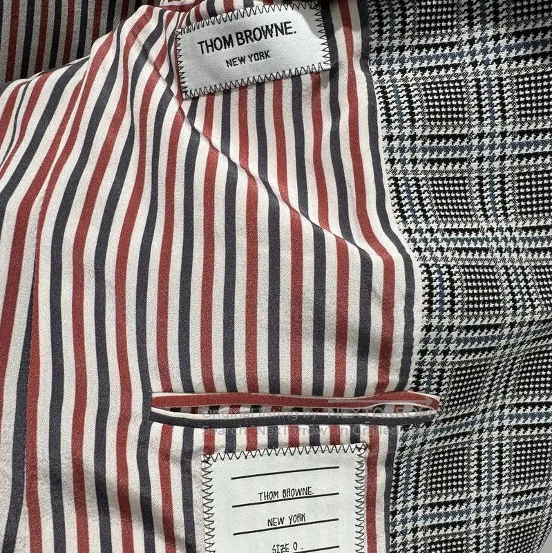 Thom Browne Thom Browne Checked Long Sleeve Outerwear Jacket . Size US M / EU 48-50 / 2 - 6 Thumbnail