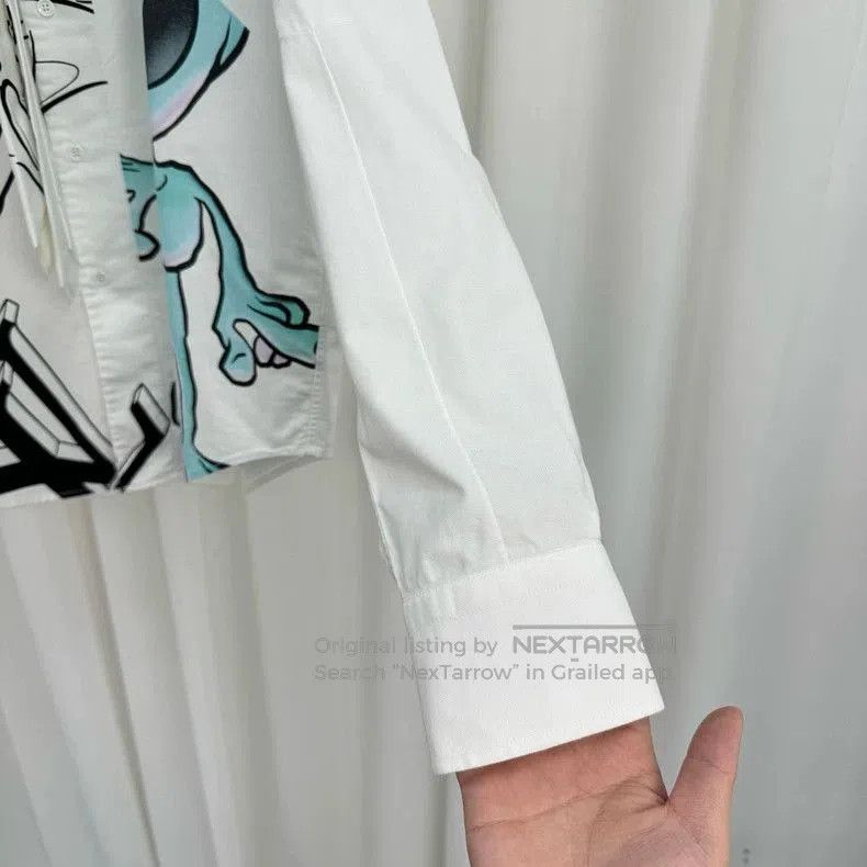 Louis Vuitton Louis Vuitton Alien Print Button Up Shirt. Size US XL / EU 56 / 4 - 4 Thumbnail
