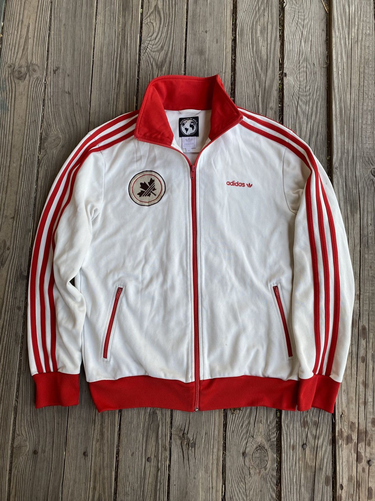 Adidas Adidas Canada team vintage jacket soccer olympic game Size US M / EU 48-50 / 2 - 1 Thumbnail