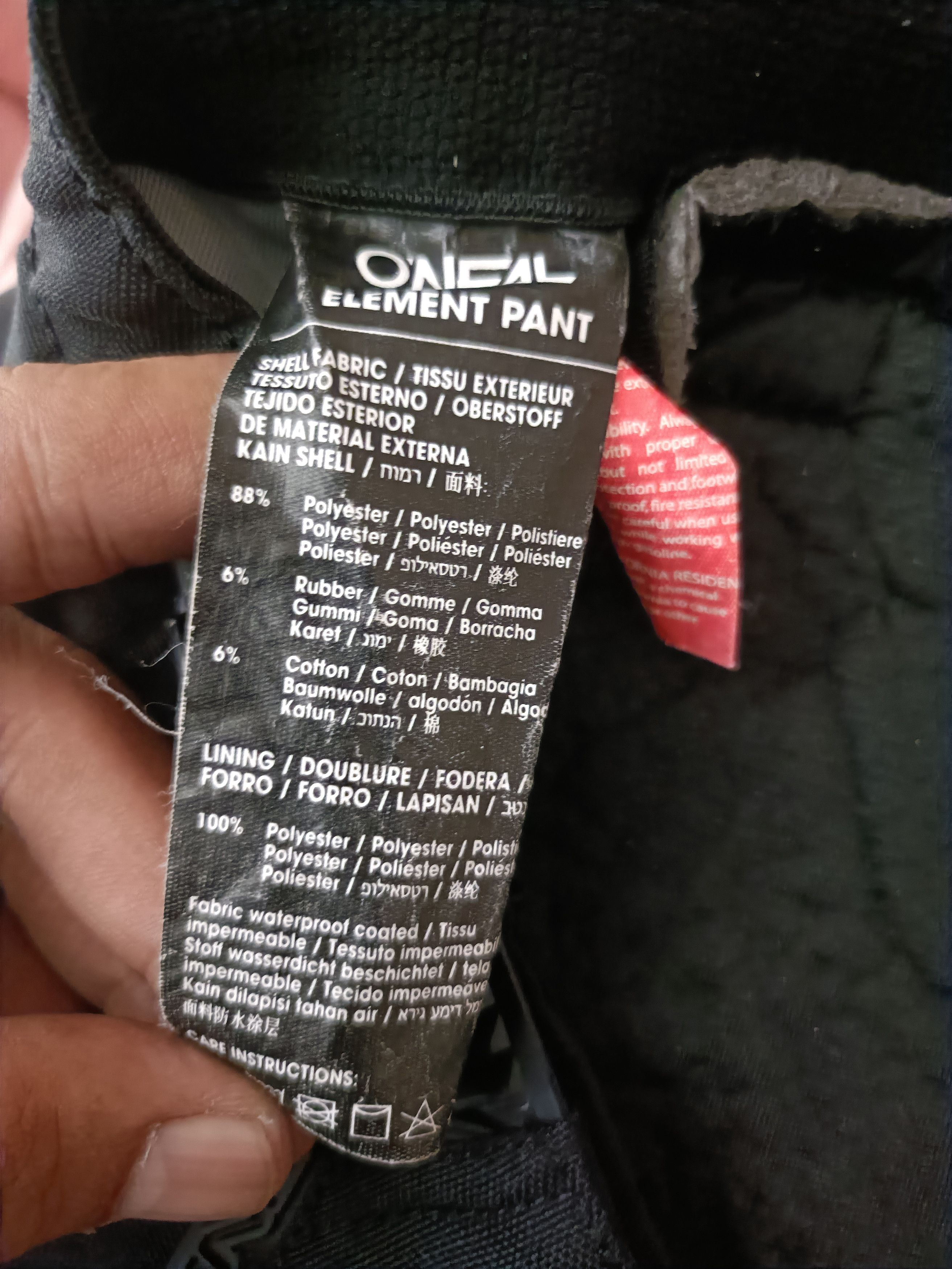 Other O'Neal element super black kevlar motocross pants Size US 36 / EU 52 - 7 Thumbnail