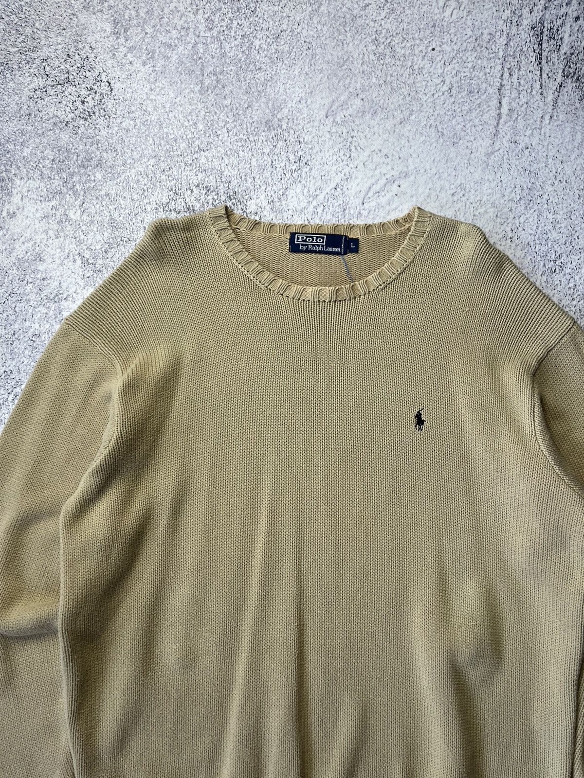 Polo Ralph Lauren Mens Vintage Polo Ralph Lauren knitted Sweater luxury Size US L / EU 52-54 / 3 - 6 Thumbnail