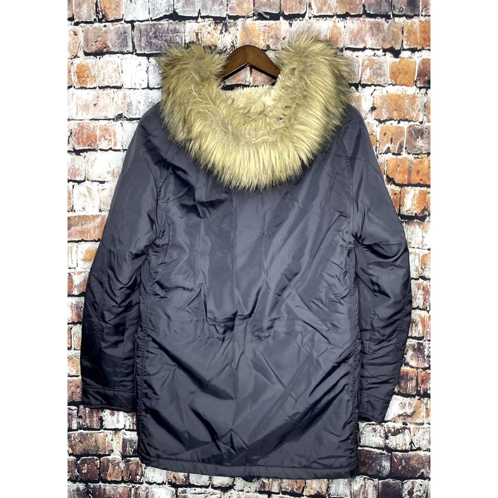 J.Crew J Crew N3B Military Parka Jacket Coat Mens Small Fur Navy Size US S / EU 44-46 / 1 - 3 Thumbnail