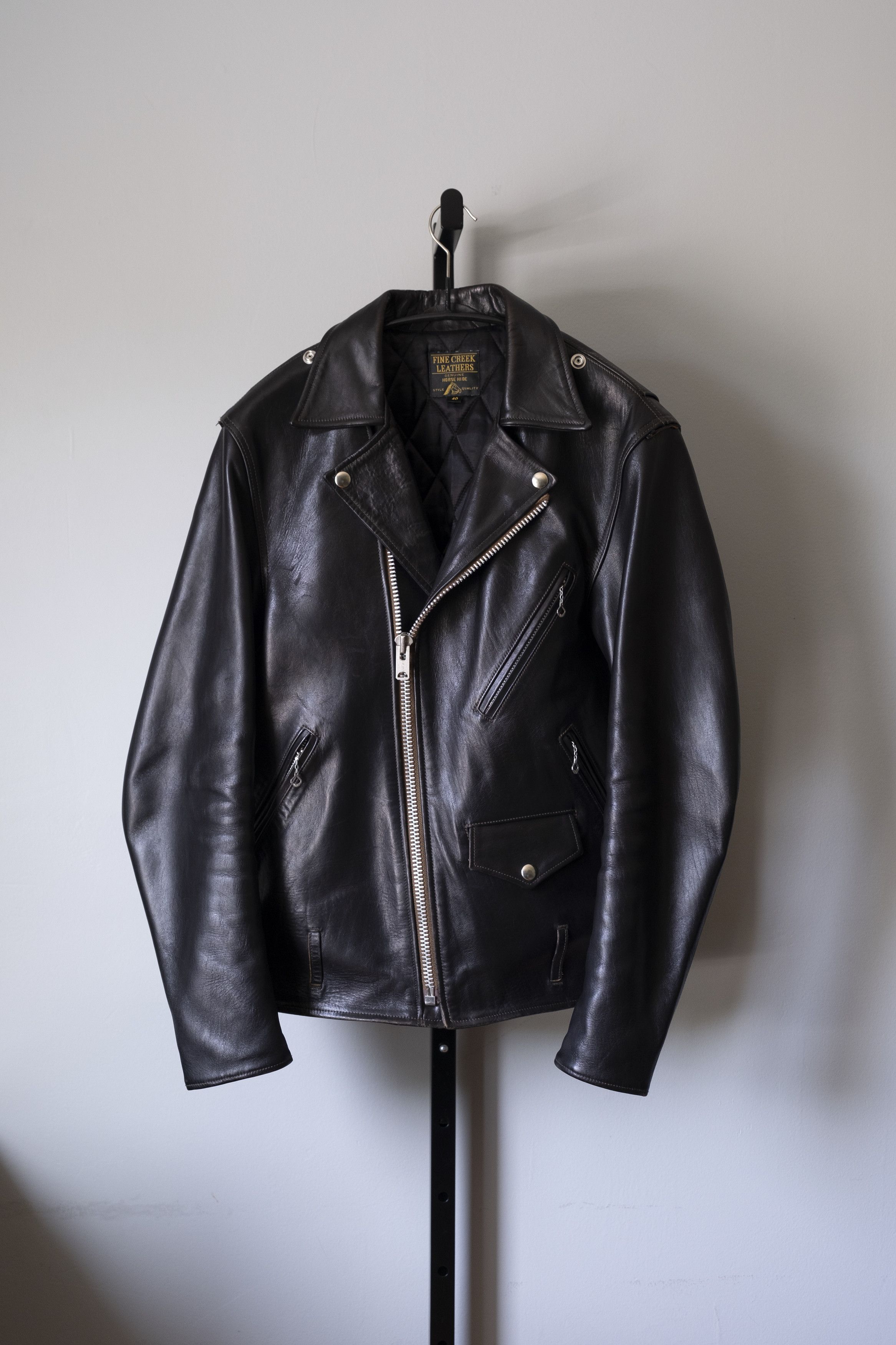 Fine Creek Fine Creek Leon Custom Horsehide Jacket - Shinki Leather Size US M / EU 48-50 / 2 - 1 Thumbnail