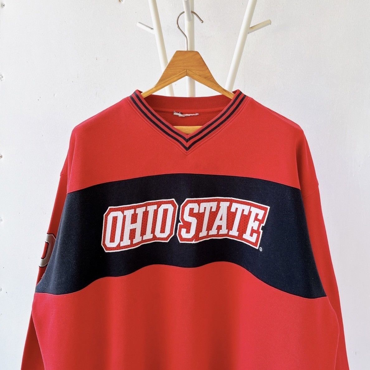 Vintage 90s Ohio State University Buckeyes sweatshirt/ XL Size US XL / EU 56 / 4 - 3 Thumbnail