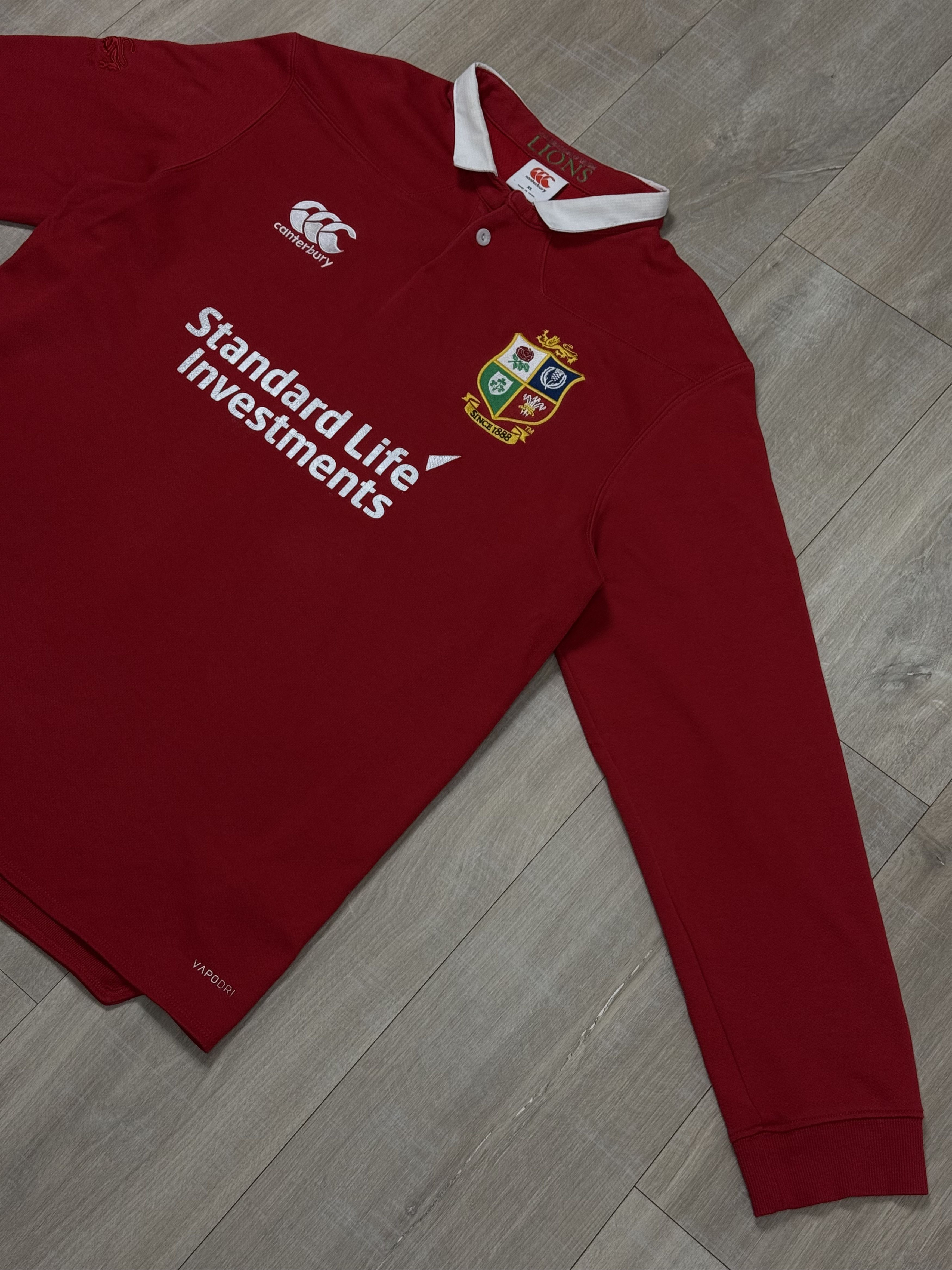 Canterbury of New Zealand British & Irish Lions 2017 Rugby Home Long Sleeve Canterbury Size US XL / EU 56 / 4 - 2 Thumbnail