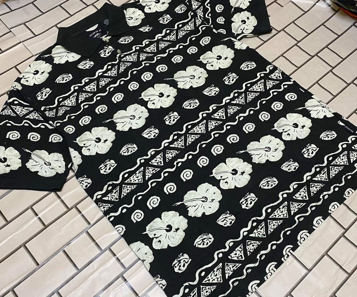 Vintage Vintage polo hawaii aloha full printed Size US L / EU 52-54 / 3 - 4 Thumbnail