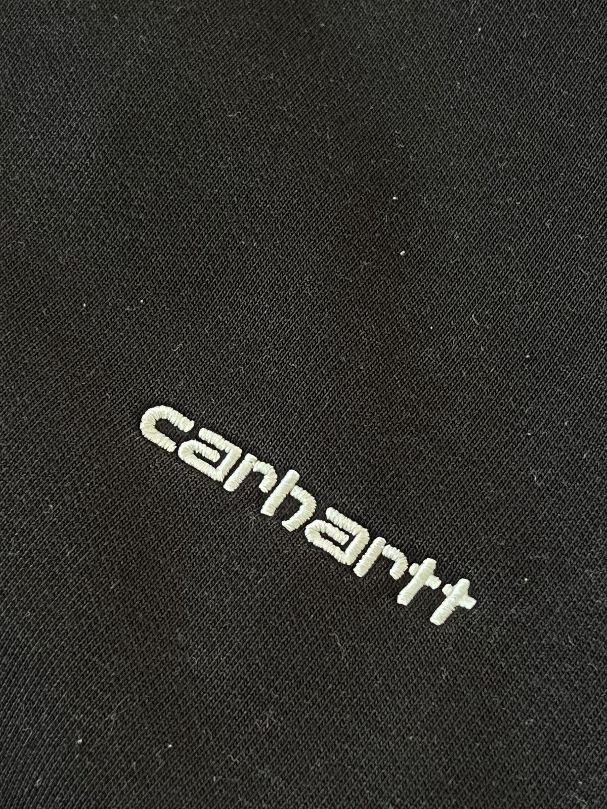 Carhartt Wip Carhartt WIP Black Hard Cotton Basic Embroidered Logo Script Size US S / EU 44-46 / 1 - 8 Thumbnail