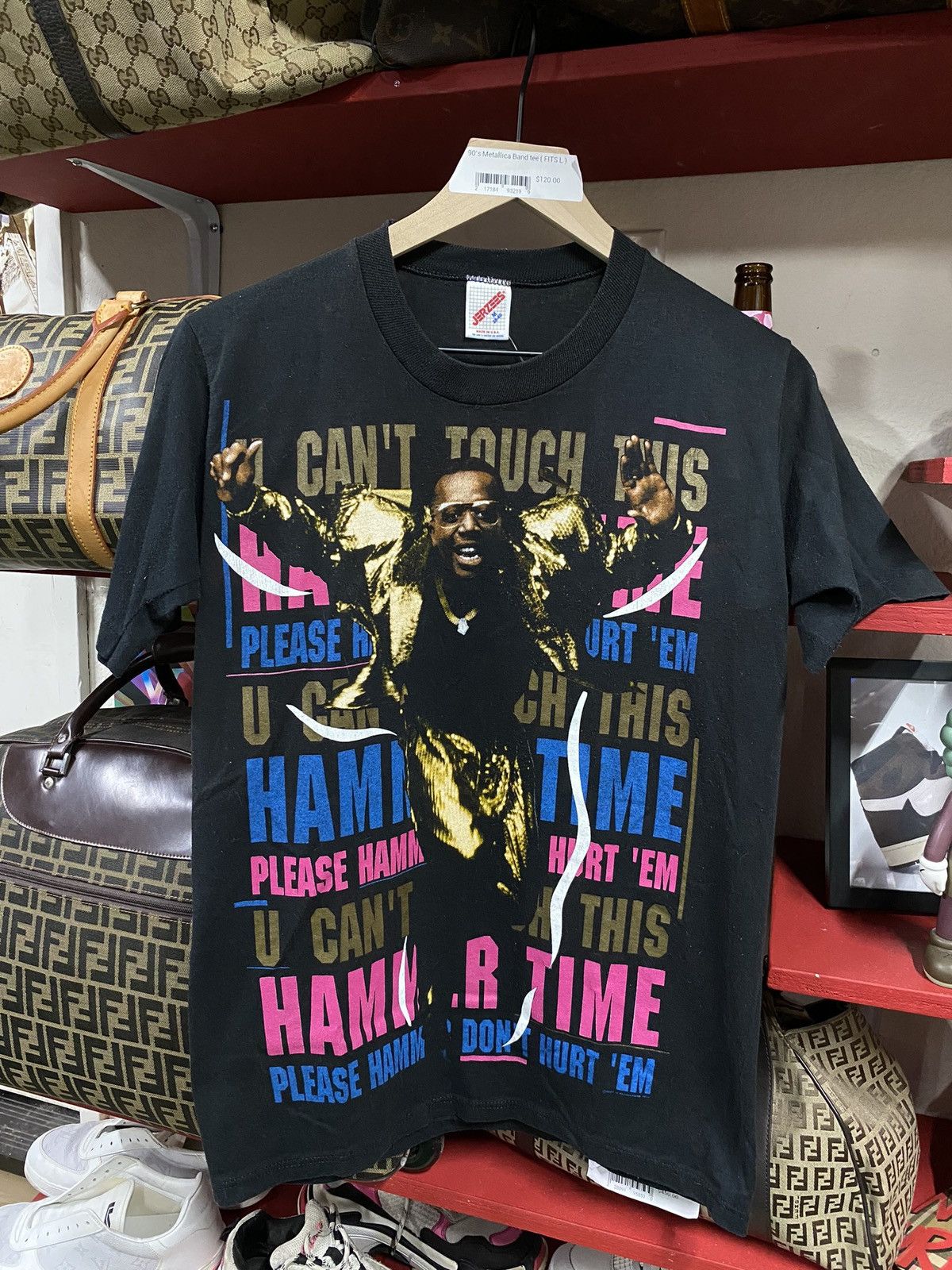 Vintage 1980’s Vintage Mc Hammer Tour Tee Shirt Small Size US S / EU 44-46 / 1 - 1 Thumbnail