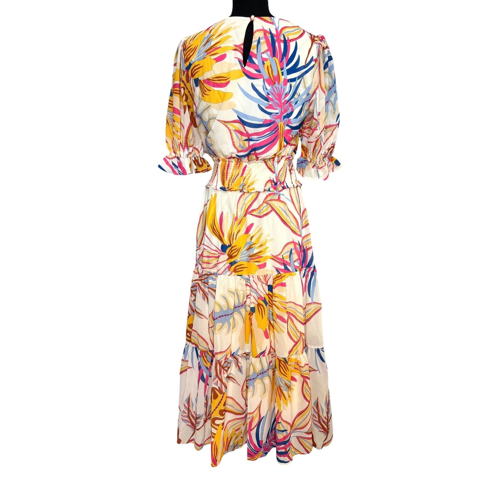 Other BOHO Floral Flying Tomato Dress Fall Ruffle Puff Sleeve sml Size S / US 4 / IT 40 - 2 Thumbnail