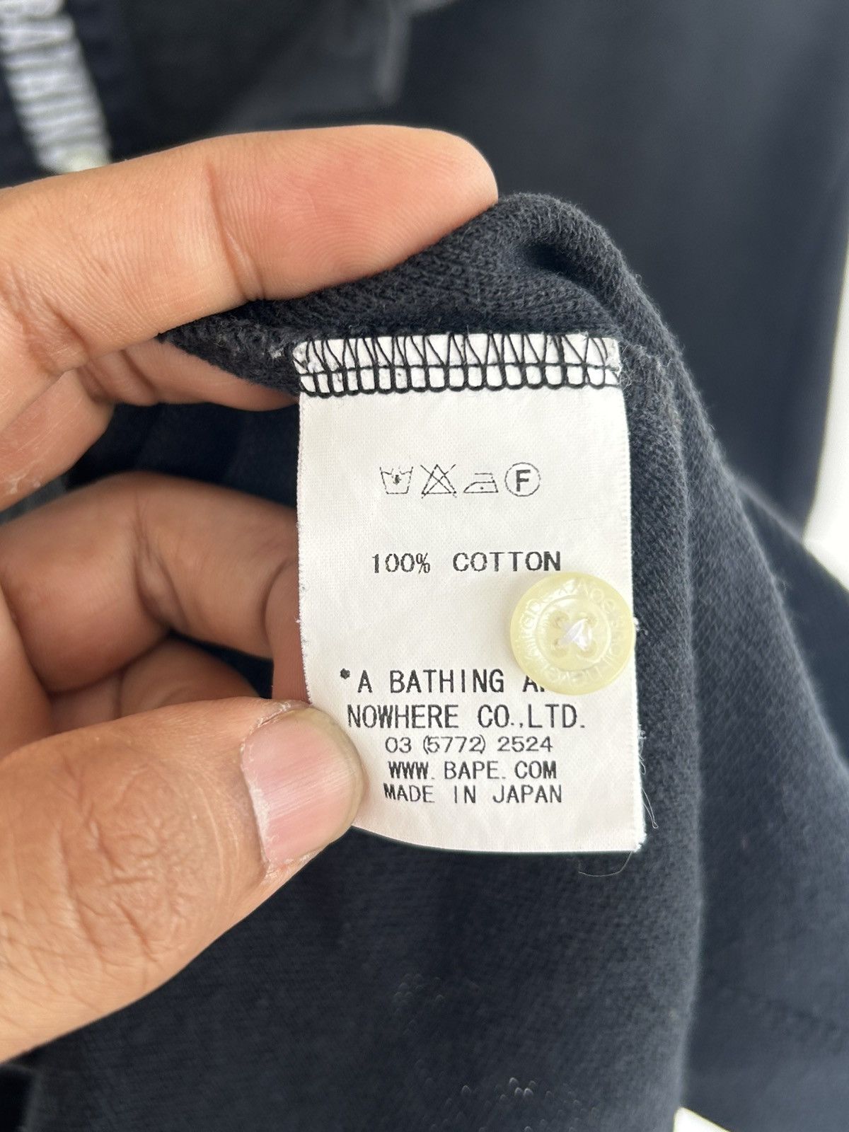 Bape Bathing Ape Classics 1 point Polo Black Size US L / EU 52-54 / 3 - 7 Thumbnail