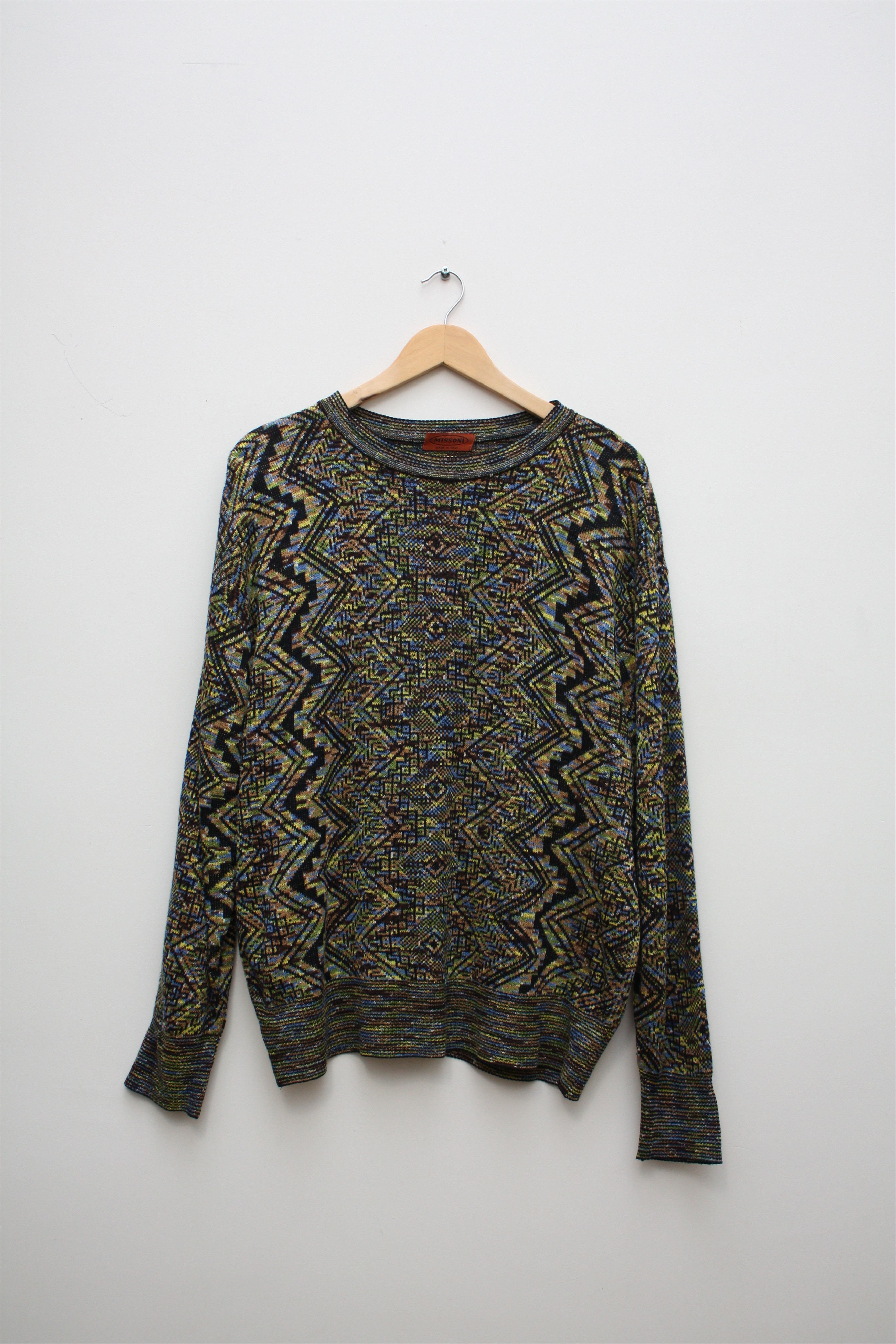 Missoni Missoni Abstract Knitted Sweater Size US L / EU 52-54 / 3 - 1 Thumbnail