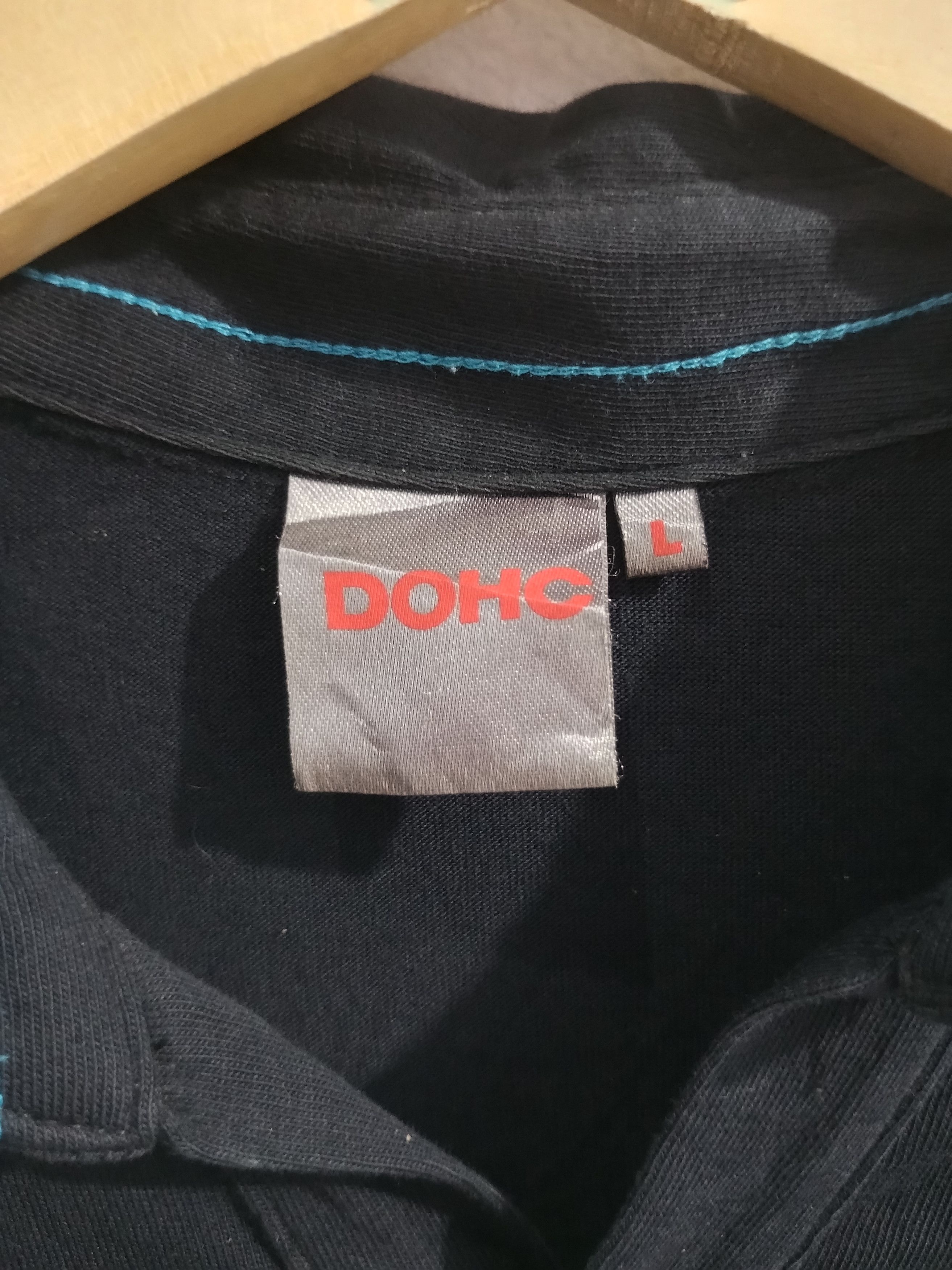 Japanese Brand DOHC Revolution cross n skull polo long sleeve Size US L / EU 52-54 / 3 - 11 Thumbnail