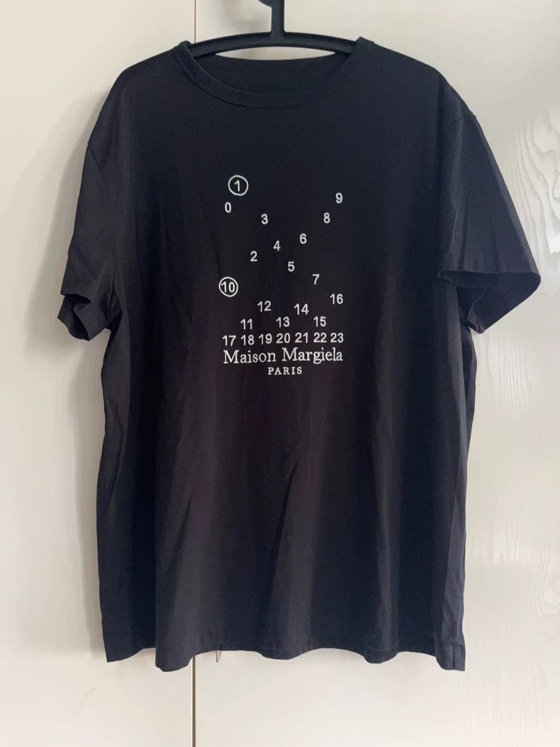 Maison Margiela Maison Margiela Logo digital embroidery short-sleeved T-sh Size US XXL / EU 58 / 5 - 1 Thumbnail