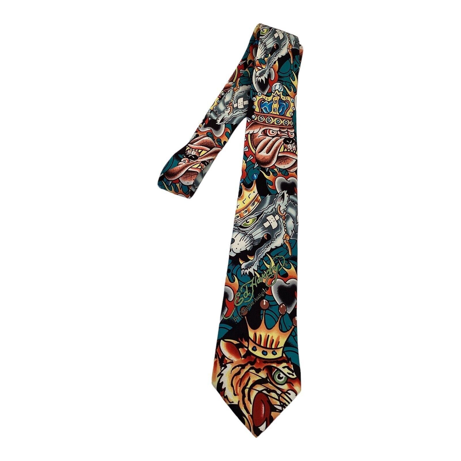 Ed Hardy ED HARDY BY CHRISTIAN AUDIGIER Multicolor Animal Print Luxur Size ONE SIZE - 5 Thumbnail