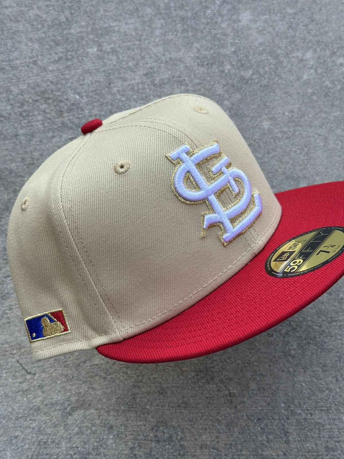 MLB × New Era St. Louis Cardinals Side Batty Vegas Gold Two Tone 7 1/4 STL Size ONE SIZE - 1 Thumbnail