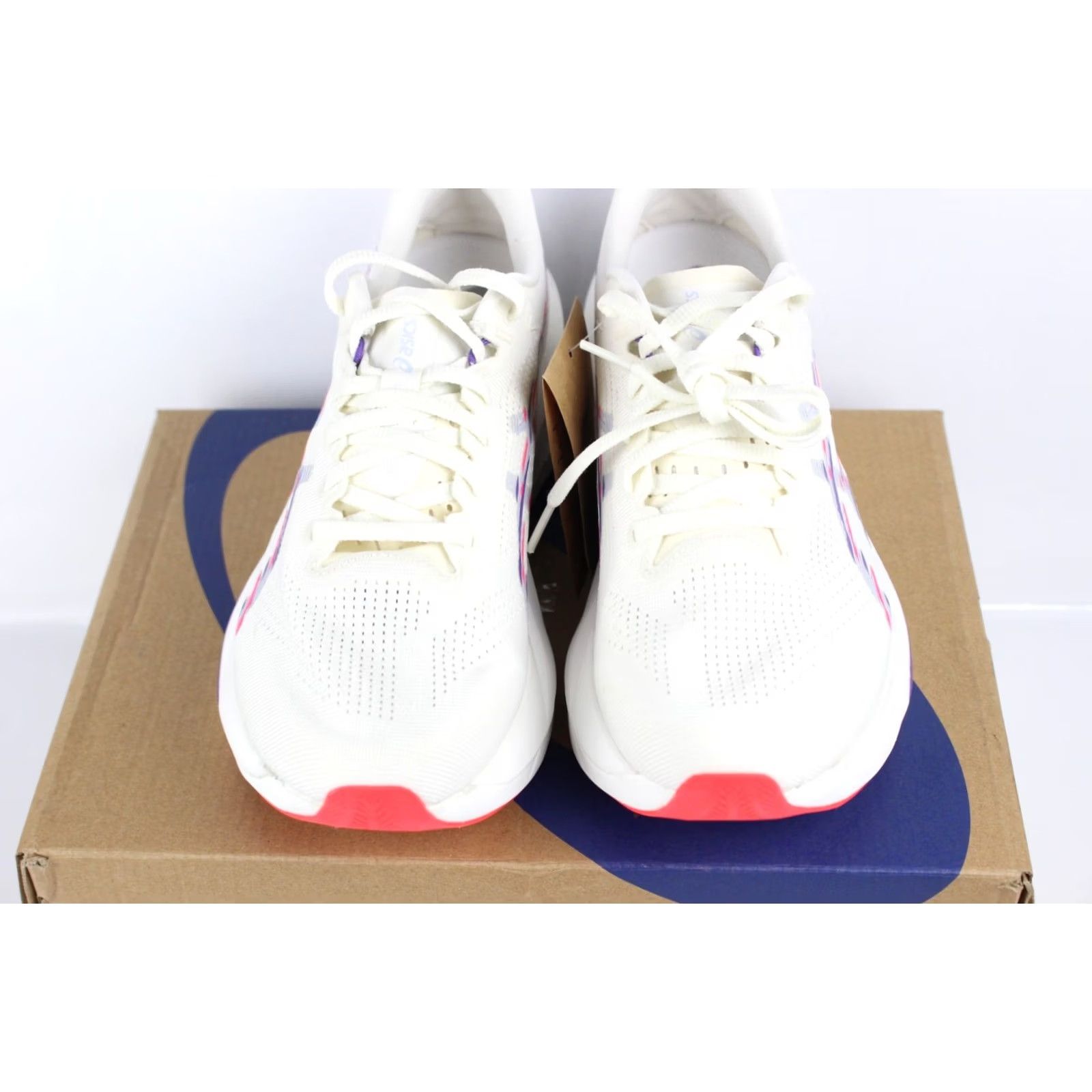 Asics Asics Sonicblast Men's Running Training Shoes Lightweight 12 Cream / Blue Fade Bouncy Size US 12 / EU 45 - 4 Thumbnail
