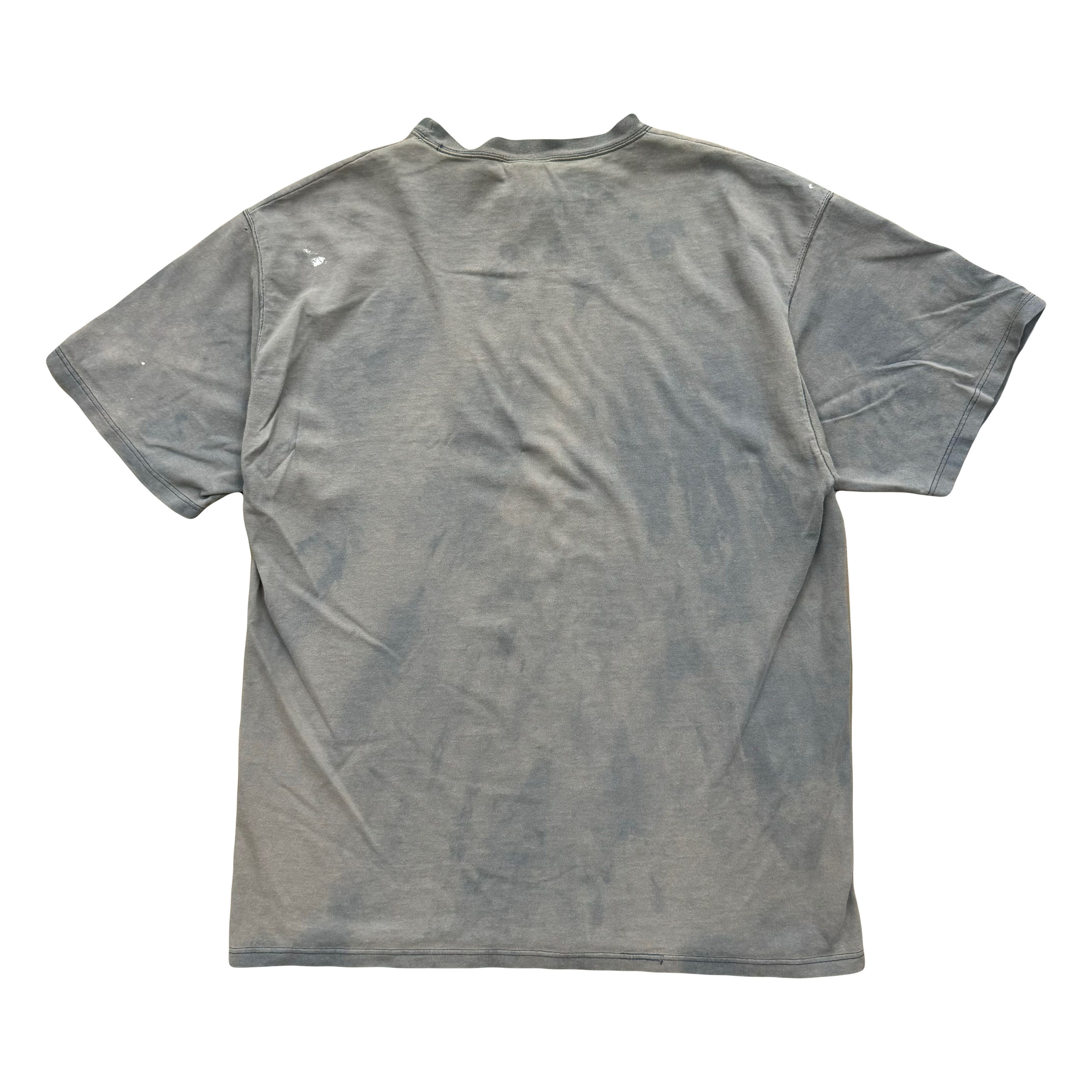 Vintage VTG Faded Bleached Blank Heavyweight Premium T Shirt Size US L / EU 52-54 / 3 - 2 Thumbnail