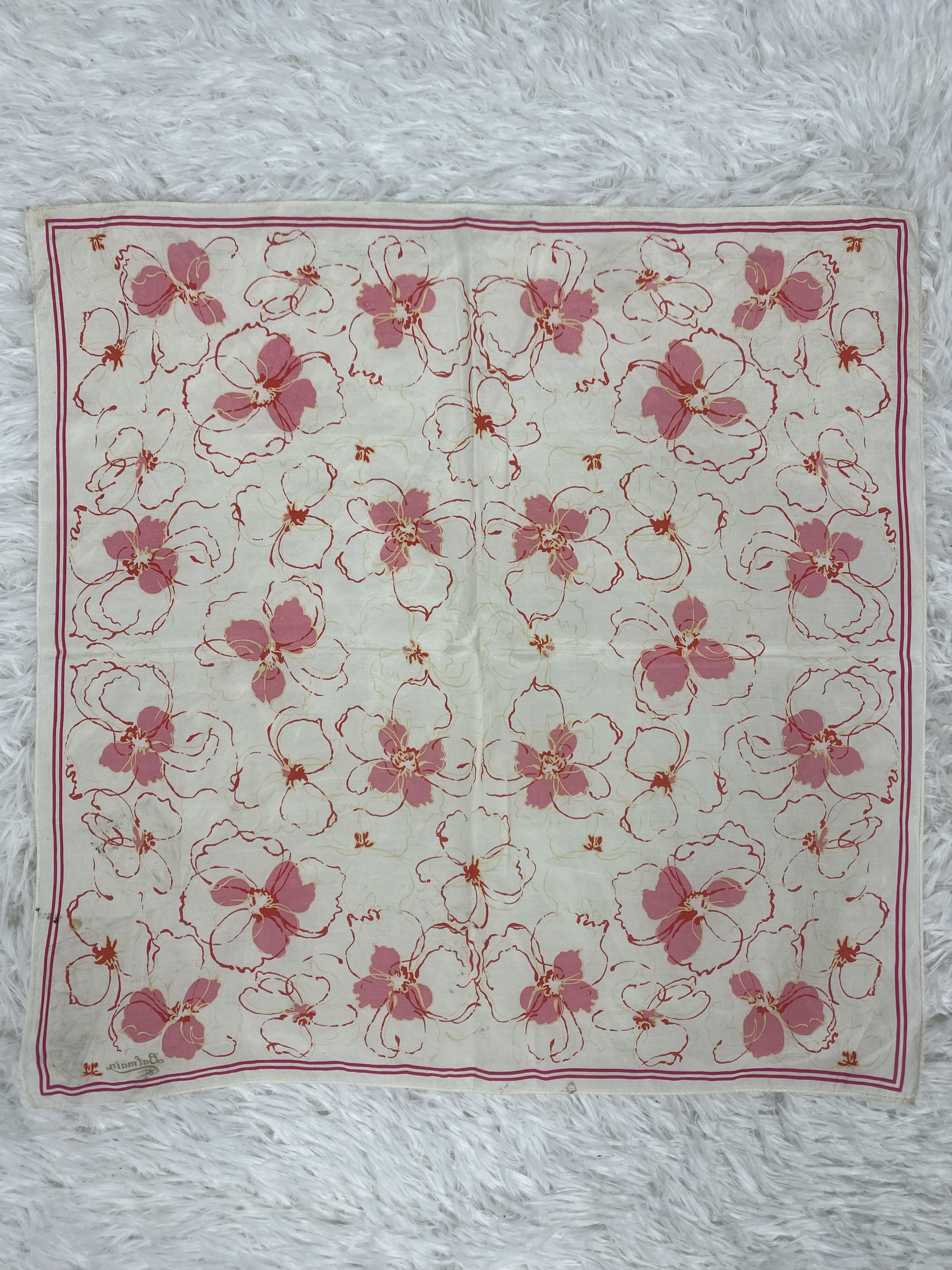 Balmain × Vintage Vintage Balmain Handkerchief Neckerchief Ph0622 Size ONE SIZE - 4 Thumbnail