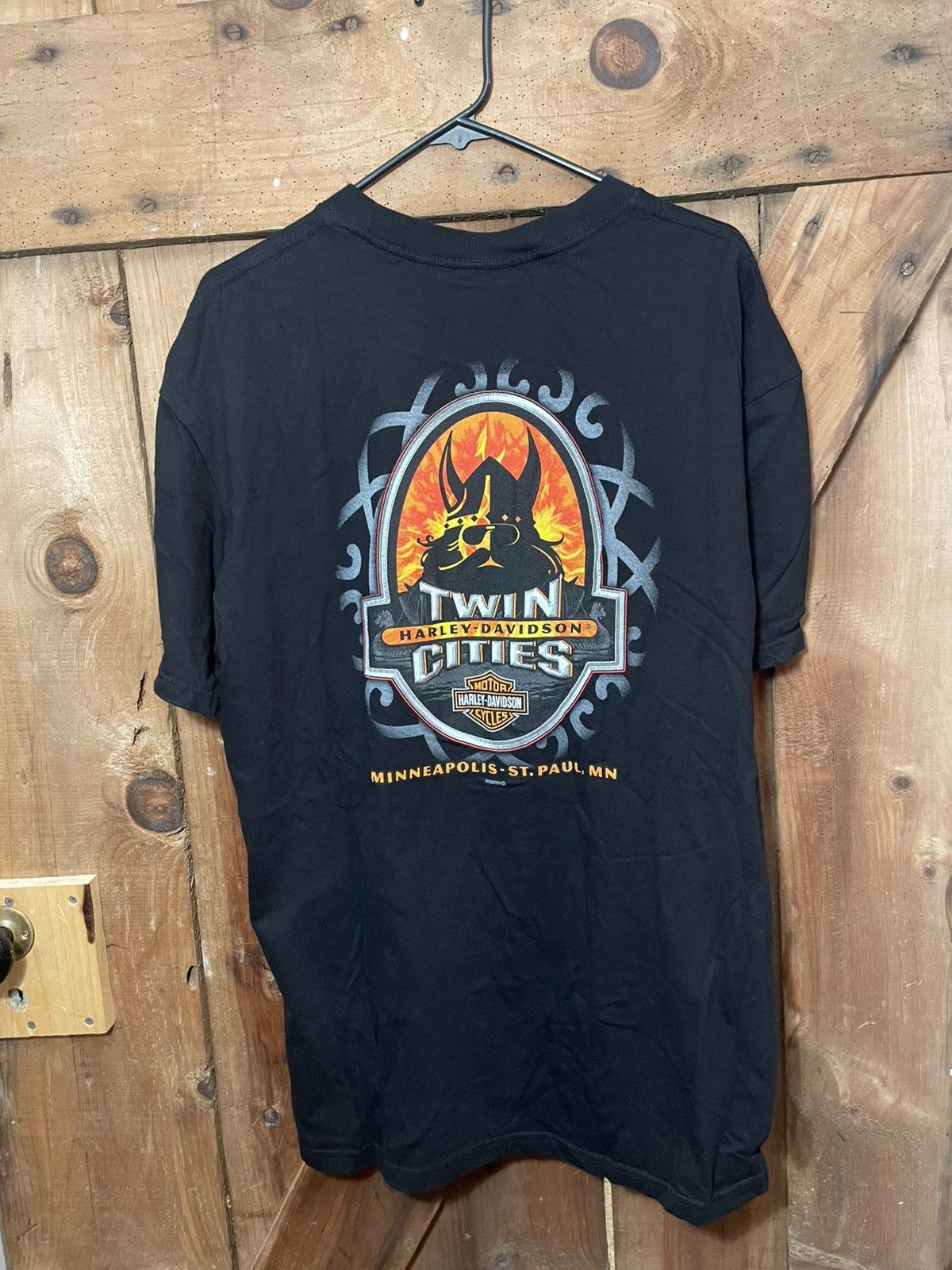 Harley Davidson Harley Davidson Flame Logo tee Size US XL / EU 56 / 4 - 3 Thumbnail