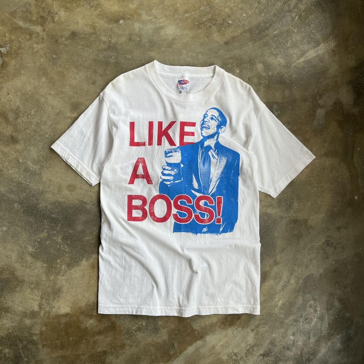 Vintage T-Shirt Vintage Graphic Obama Like A Boss! Size US M / EU 48-50 / 2 - 1 Thumbnail