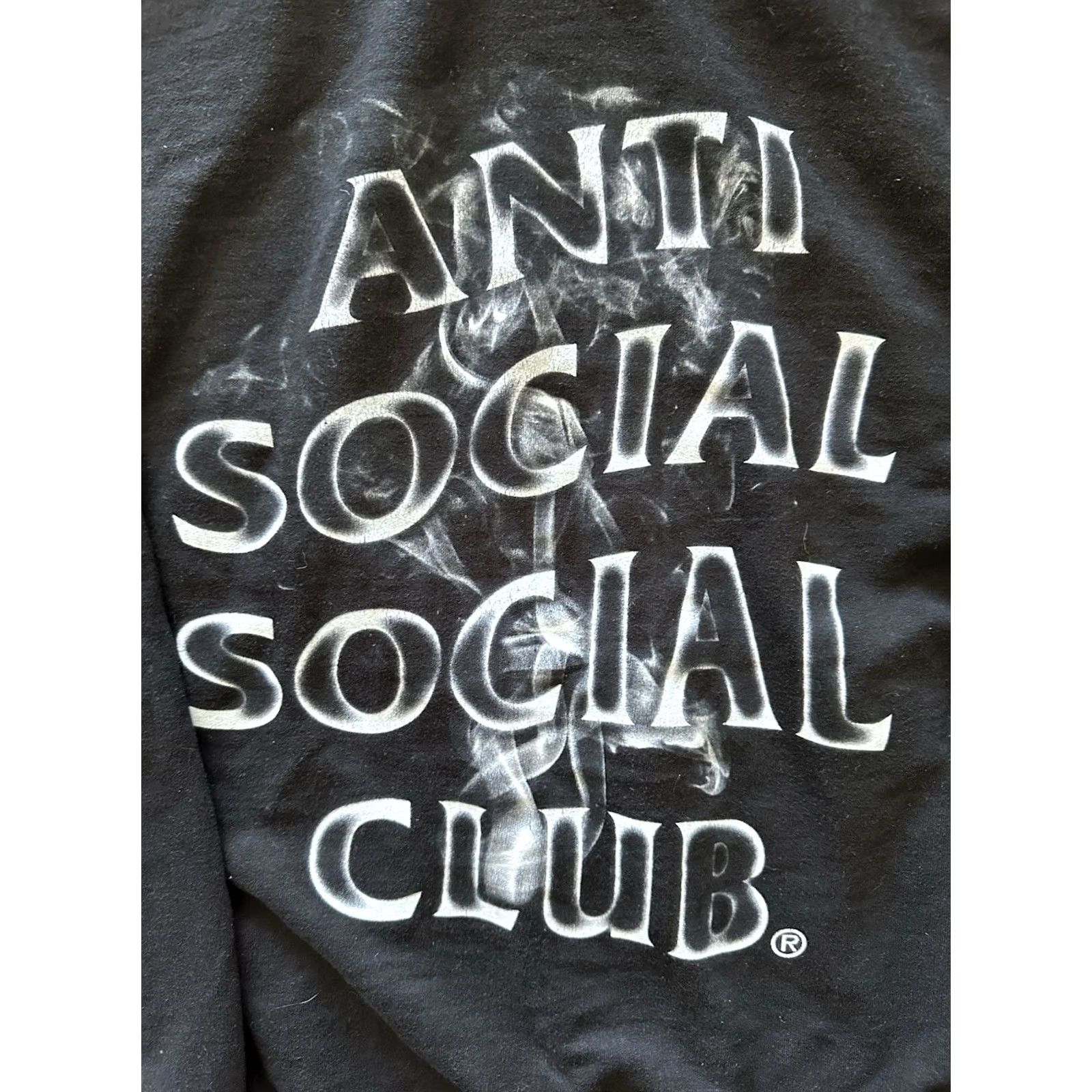 Anti Social Social Club VINTAGE Anti Social Social Club Burnout Smoke Hoodie Black Mens Size S RARE Size US S / EU 44-46 / 1 - 2 Thumbnail