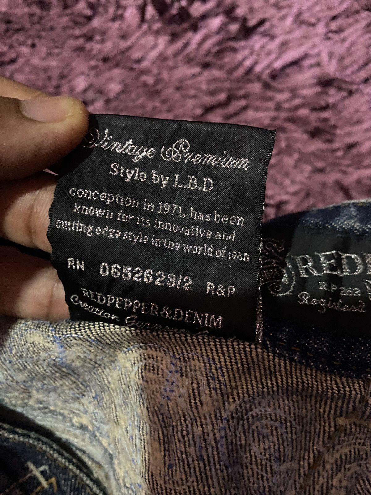Japanese Brand × Vintage Vintage Redpepper Gold Label Straight Cut Jeans Size US 36 / EU 52 - 8 Thumbnail