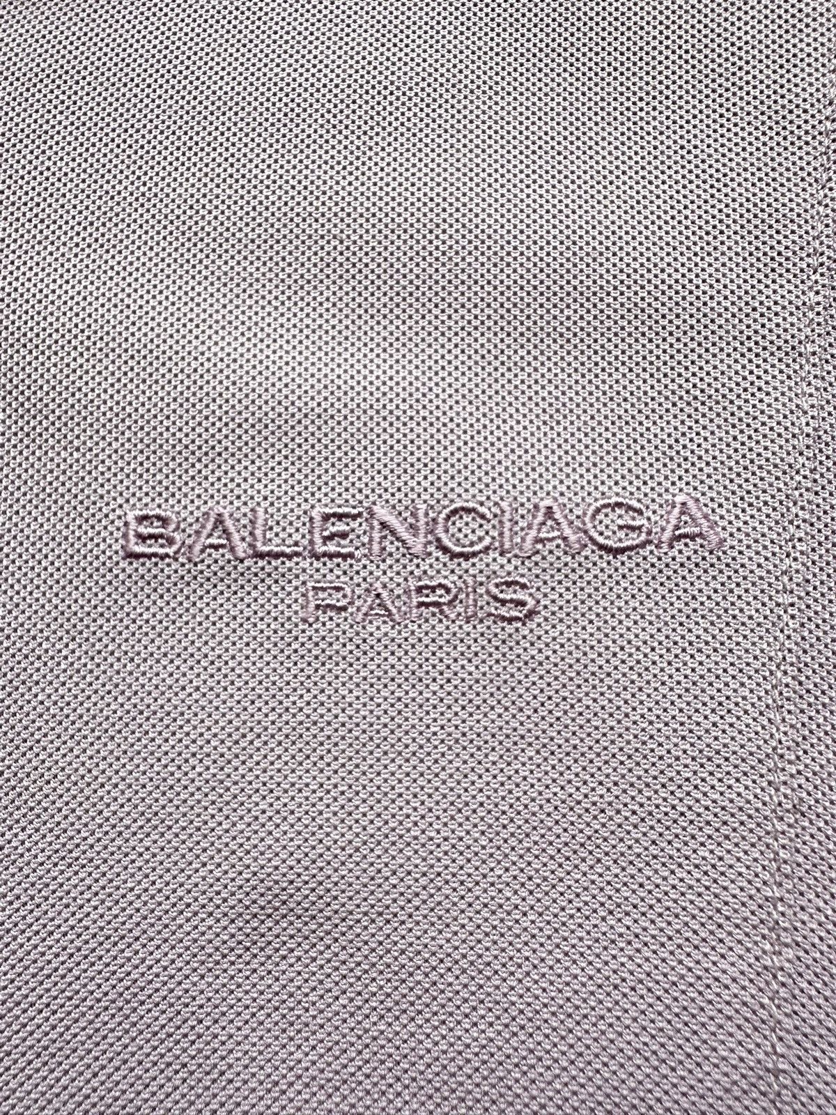 Balenciaga 90’s Balenciaga polo zipper up tee Size US S / EU 44-46 / 1 - 14 Thumbnail