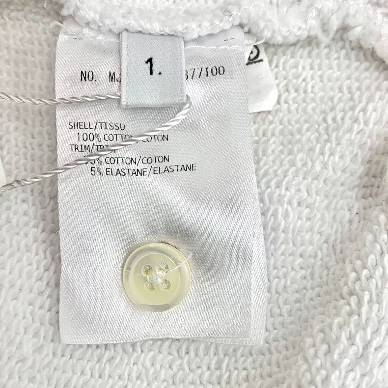 Thom Browne Thom Browne White back striped cotton hooded drawstring zip Size US S / EU 44-46 / 1 - 7 Thumbnail