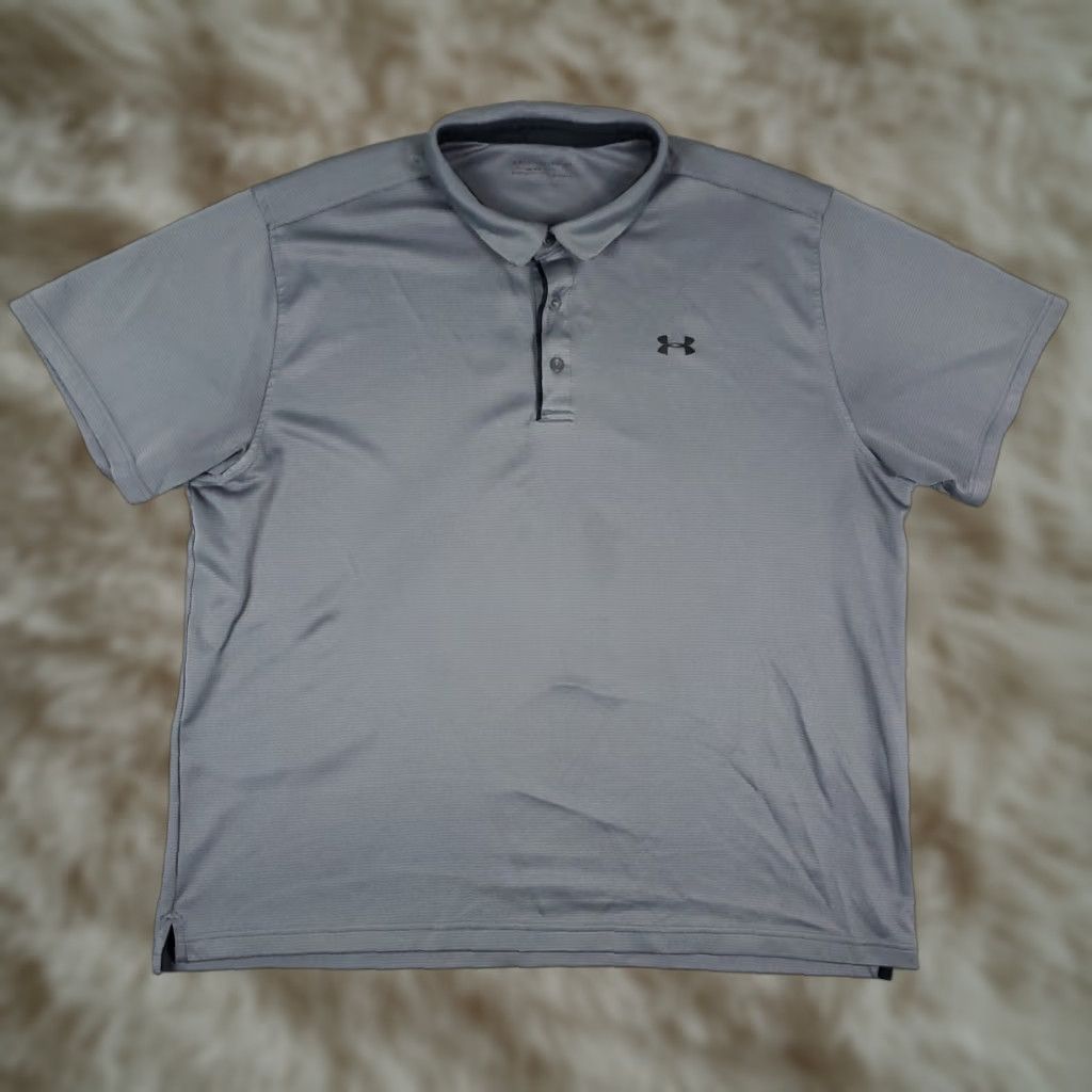 Under Armour Under Armour Polo Shirt Mens 2XL Gray Heatgear Casual Short Sleeve Polo Shirt Mens 2XL Gray Heatgear Size US XXL / EU 58 / 5 - 1 Thumbnail