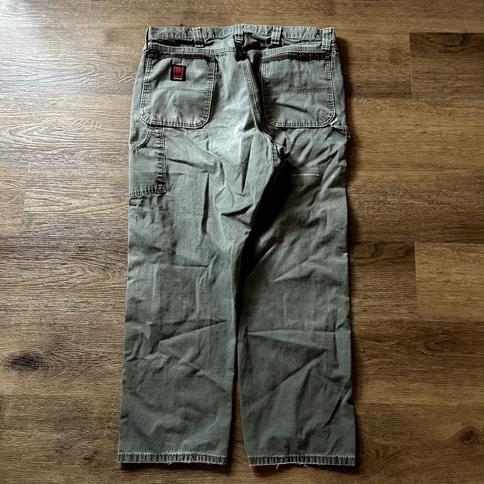 Wrangler Vtg Wrangler Riggs Ripstop Carpenter Pants Size US 38 / EU 54 - 2 Thumbnail