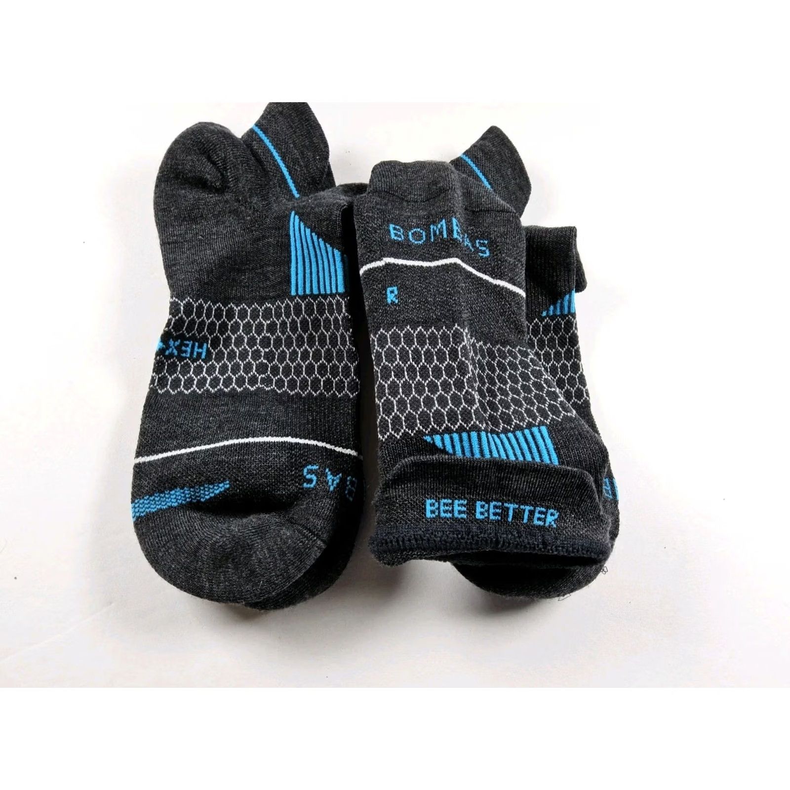 Vintage Bombas Merino Wool Hex Tec Athletic Ankle Socks Lot Of 2 Pairs Size XL Size ONE SIZE - 3 Thumbnail