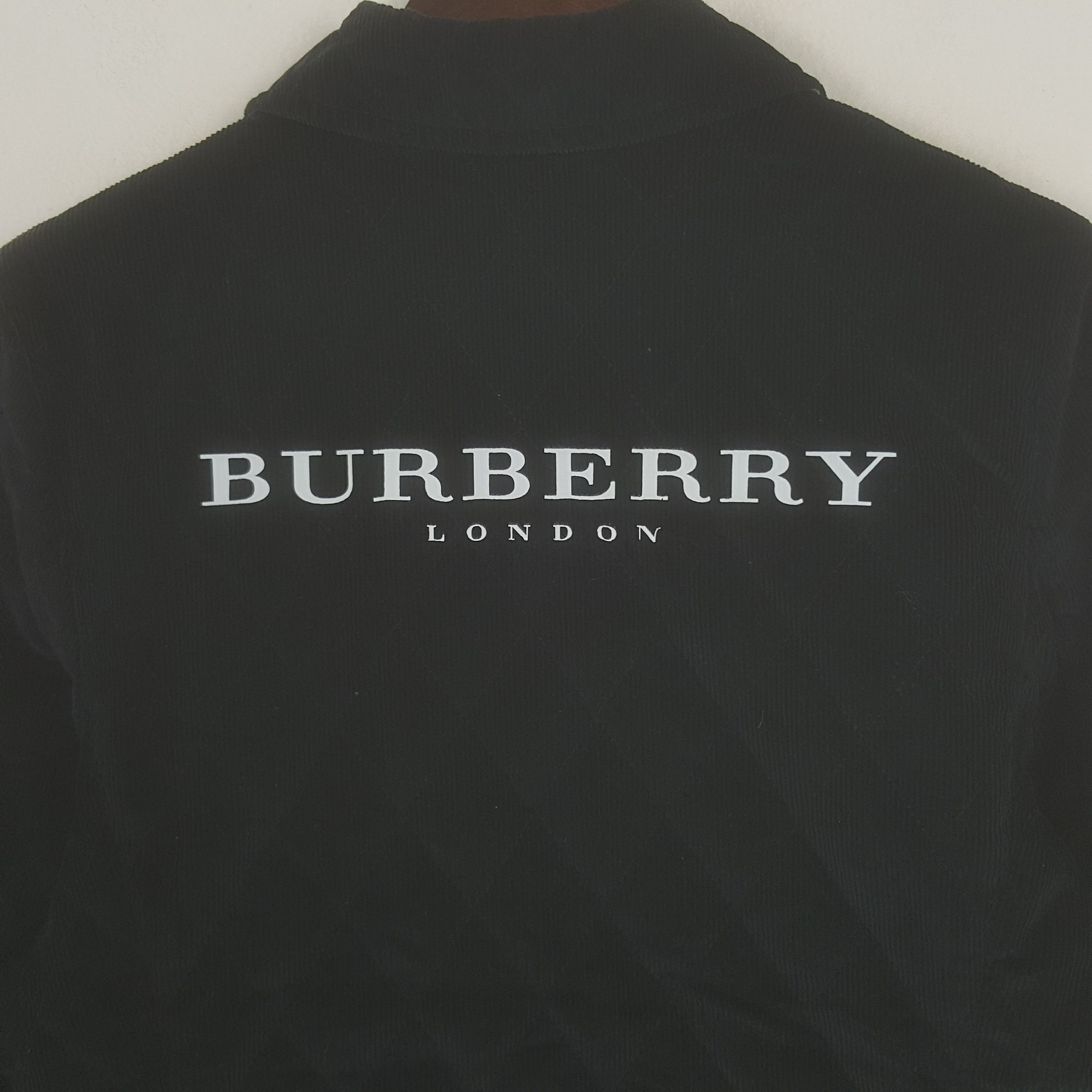 Burberry × Vintage Vintage Burberry London Button Up Custom Art Jacket Size S / US 4 / IT 40 - 2 Thumbnail